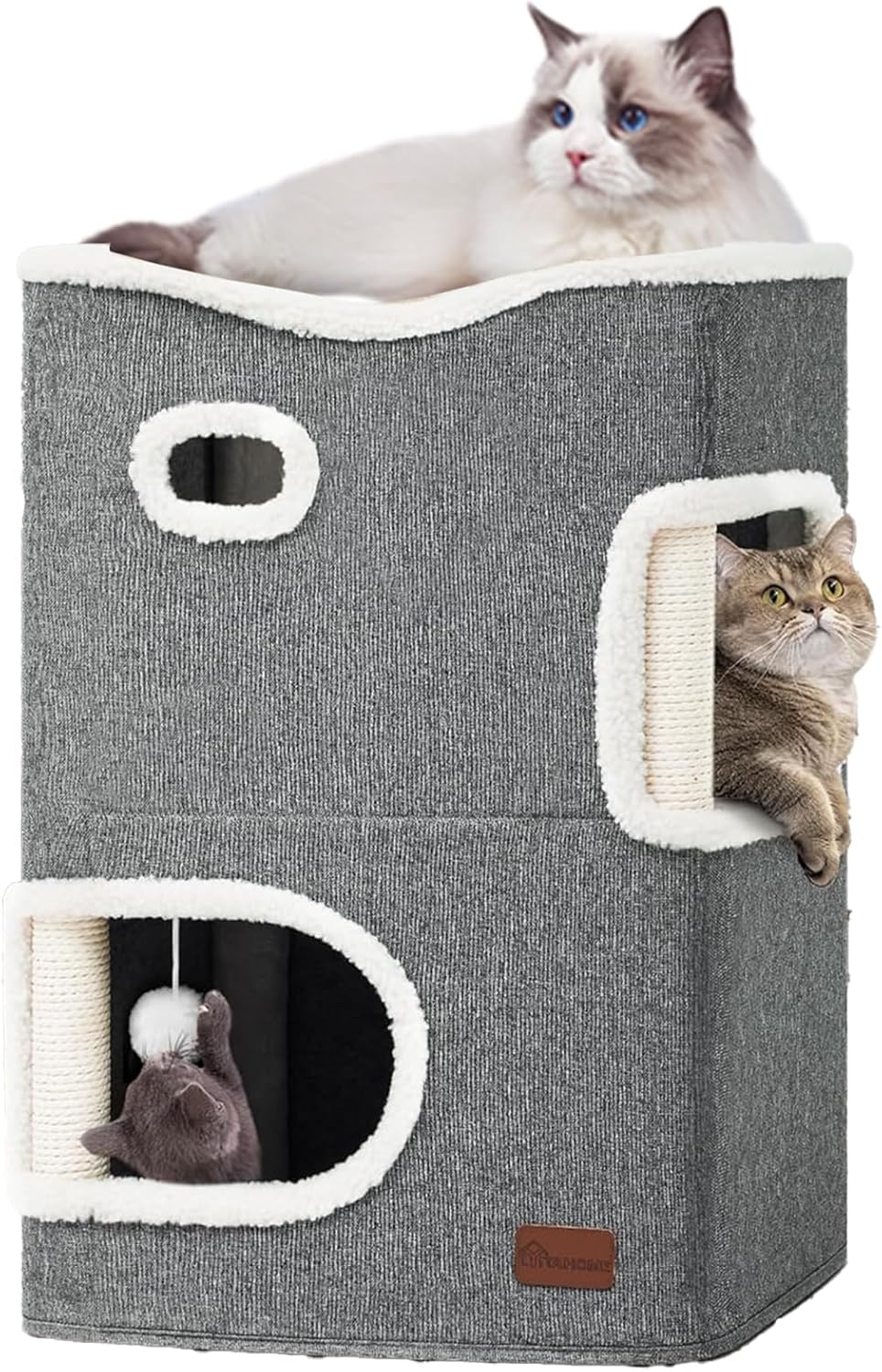 Maison pour chat YITAHOME installée dans un salon moderne