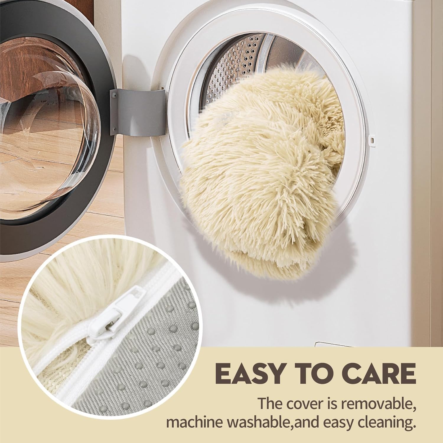 Housse déhoussable et lavable en machine du canapé pour chat