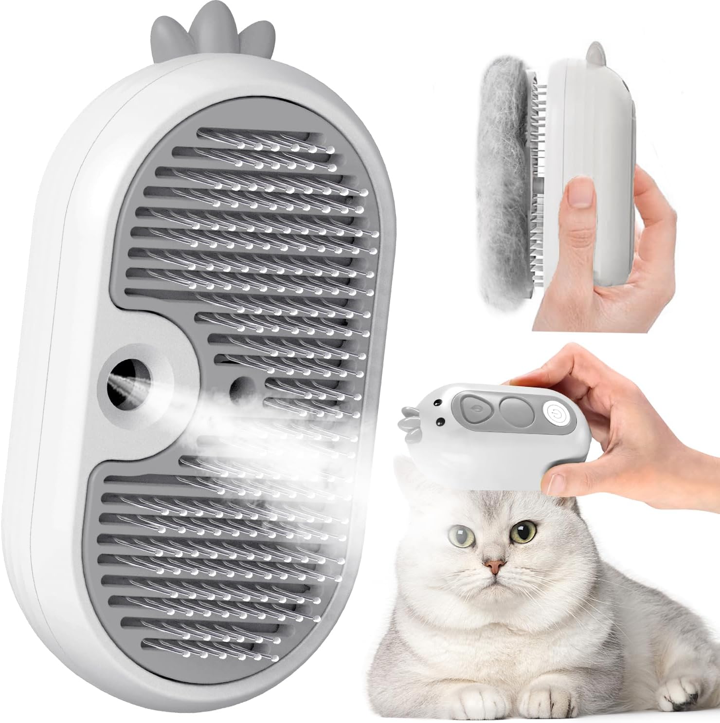 Brosse Auto-nettoyante pour Chat