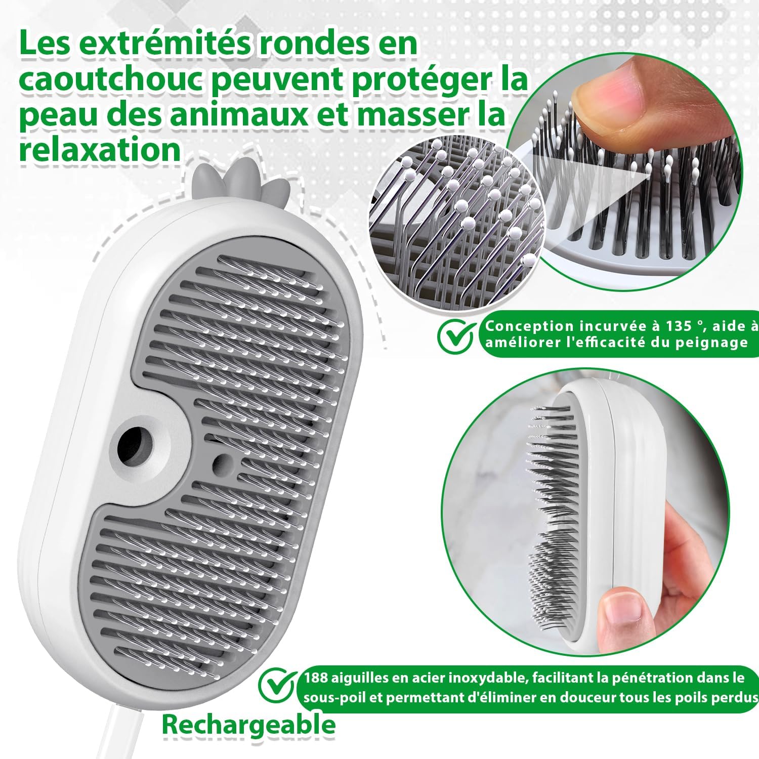 Démonstration de la fonction autonettoyante sur la brosse POIIOPY