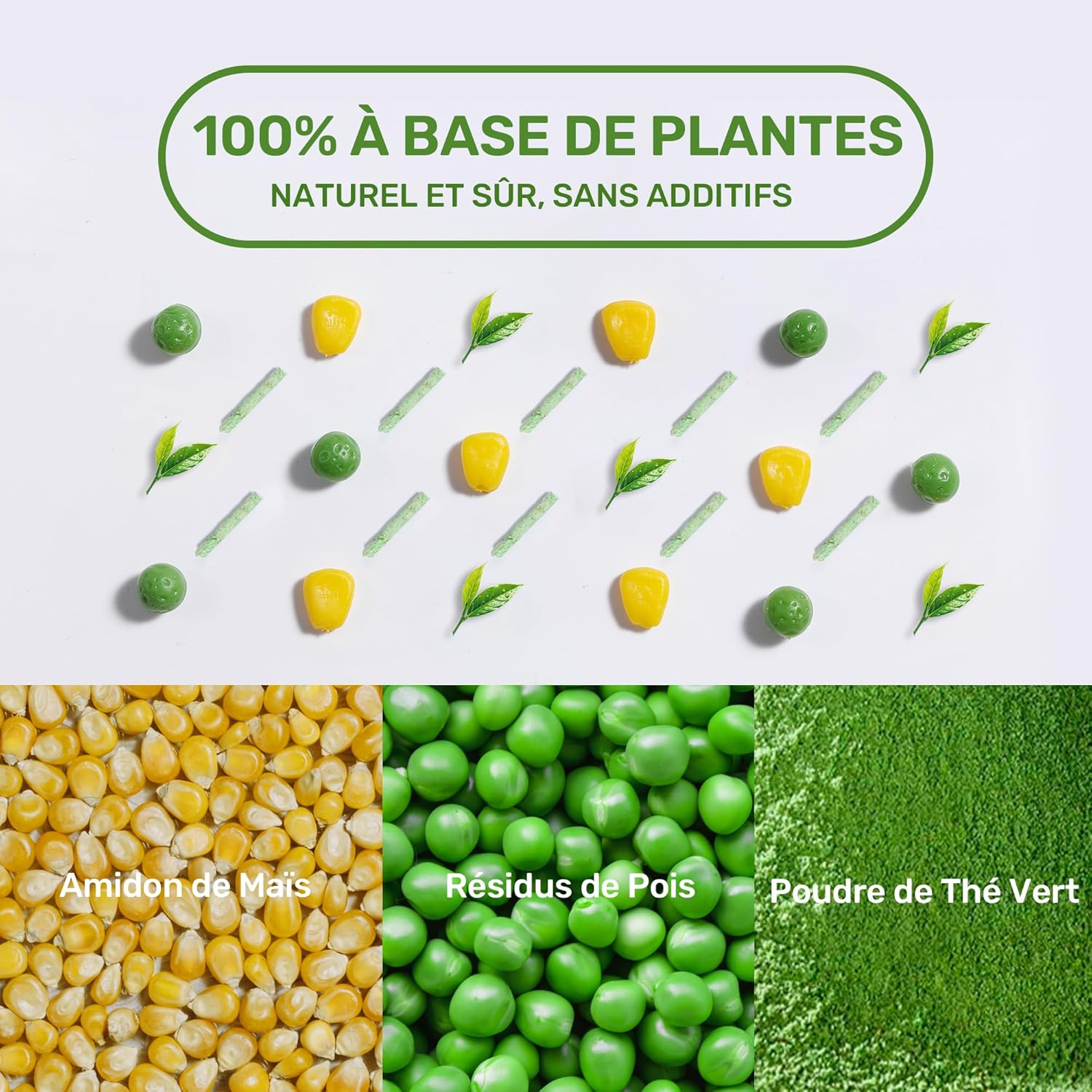 Gros plan sur texture granulée fine et propre, idéale pour les pattes