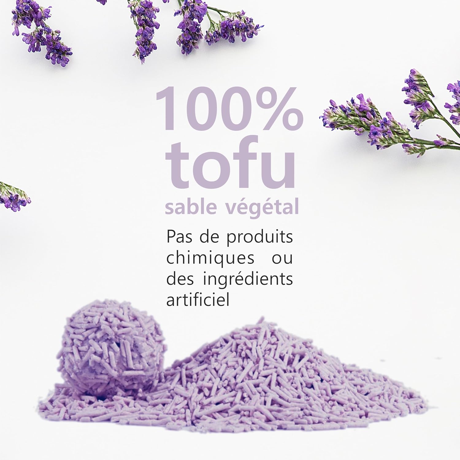 Emballage sous vide de litière de tofu HAPPY MEOW 18L.
