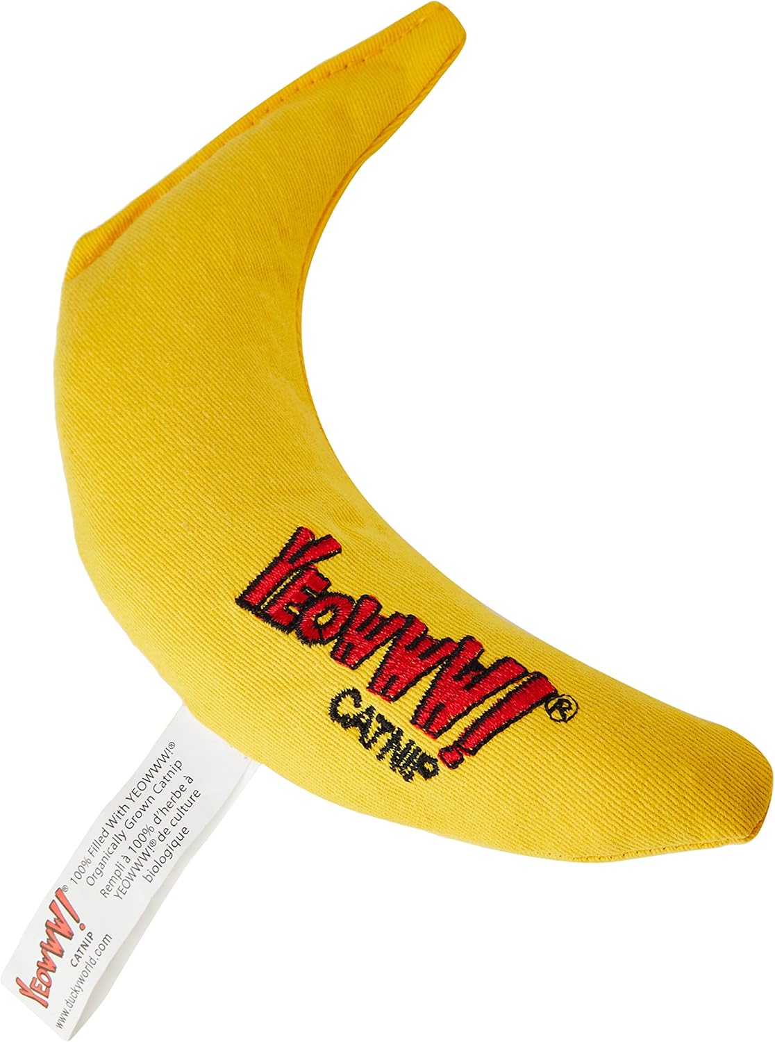 Jouet peluche banane Yeowww coloré naturellement.
