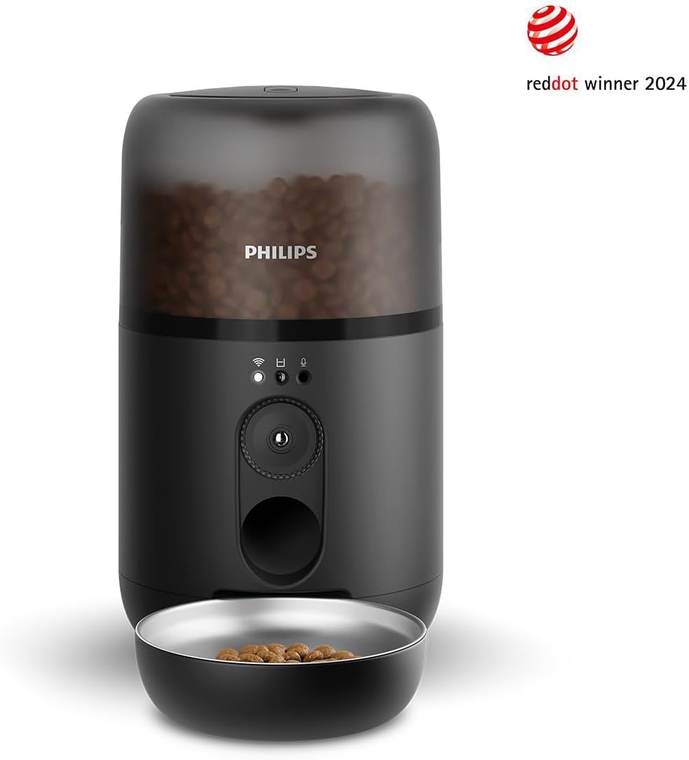 Plusieurs composants du distributeur Philips (bol, réservoir) alignés, prêts pour nettoyage.