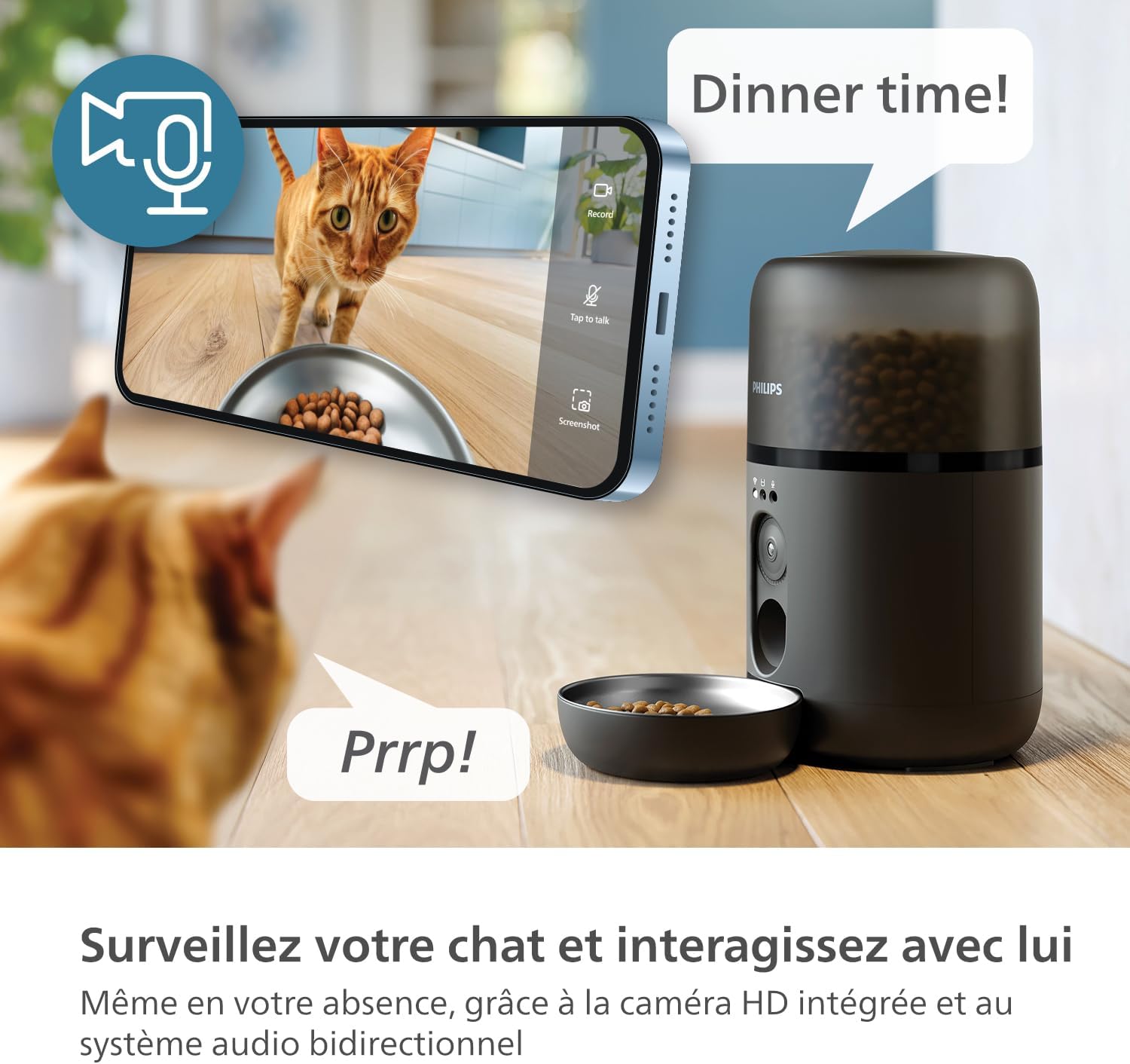 distributeur croquettes pour chat
