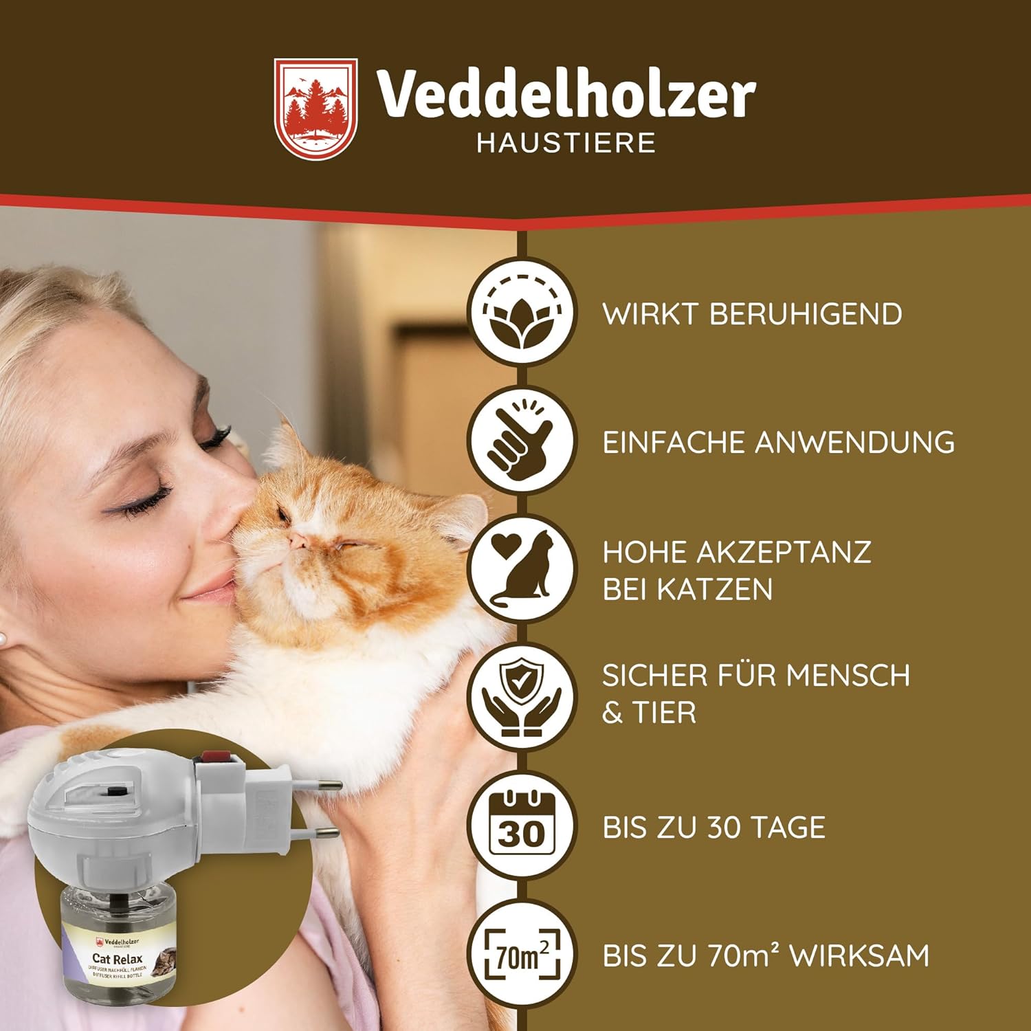 Diffuseur phéromones pour chats