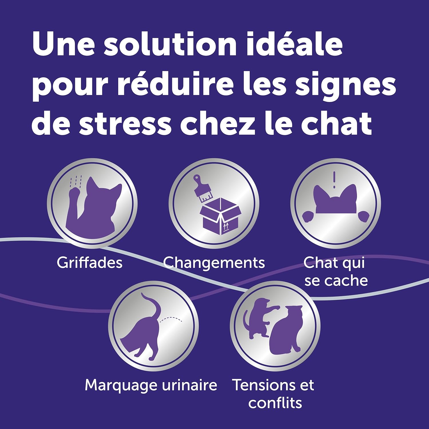 Installation simple diffuseur phéromones sérénité pour chats