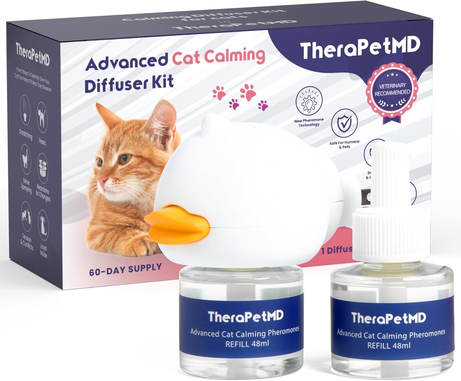 Solution apaisante liquide pour diffuseur de phéromones, format 50 ml