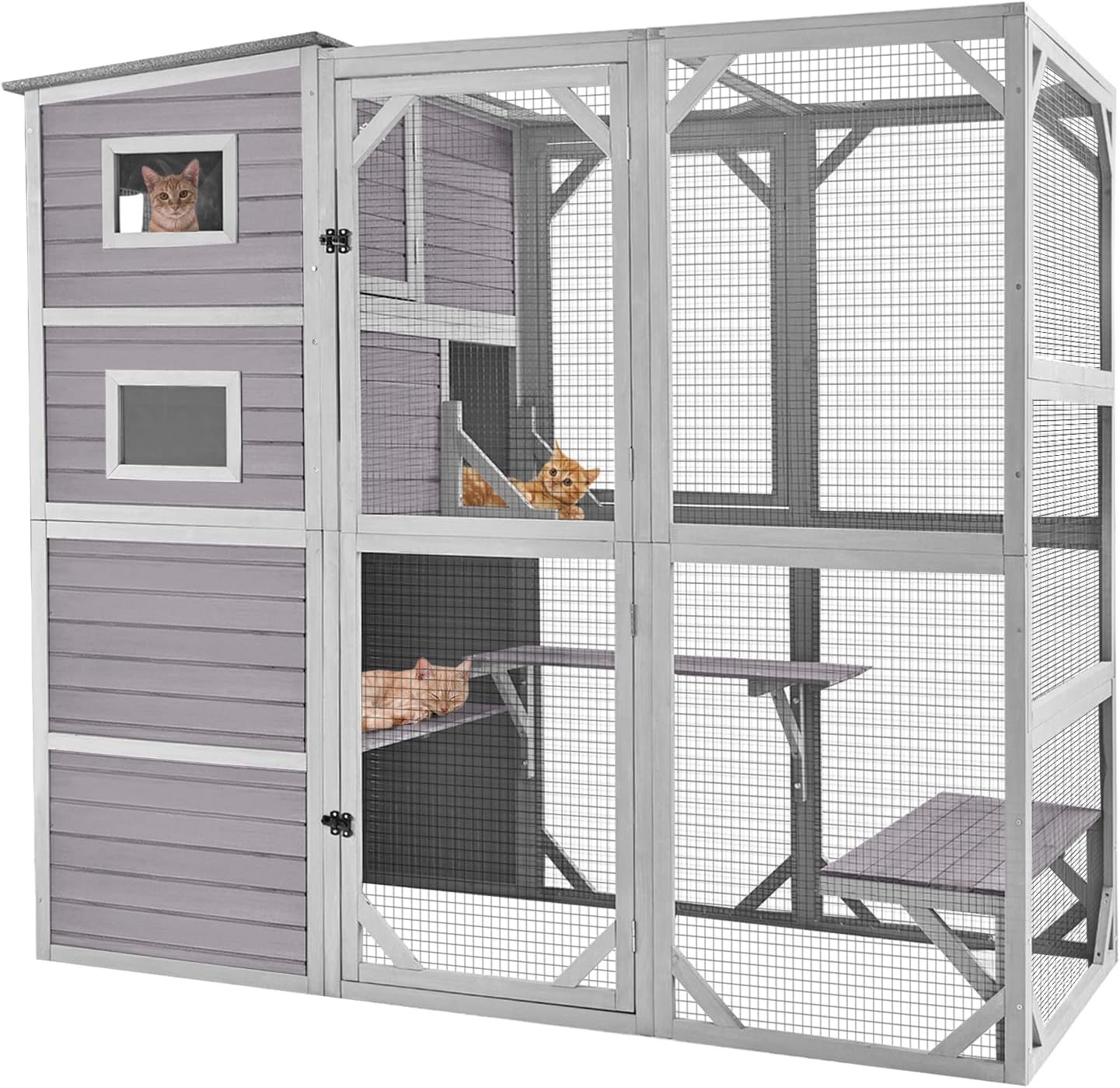 Seiyierr Grand Catio Kitty House