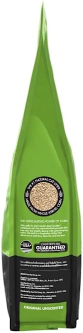 Litière naturelle sans parfum pour chats allergiques, sac de 12,7 kg