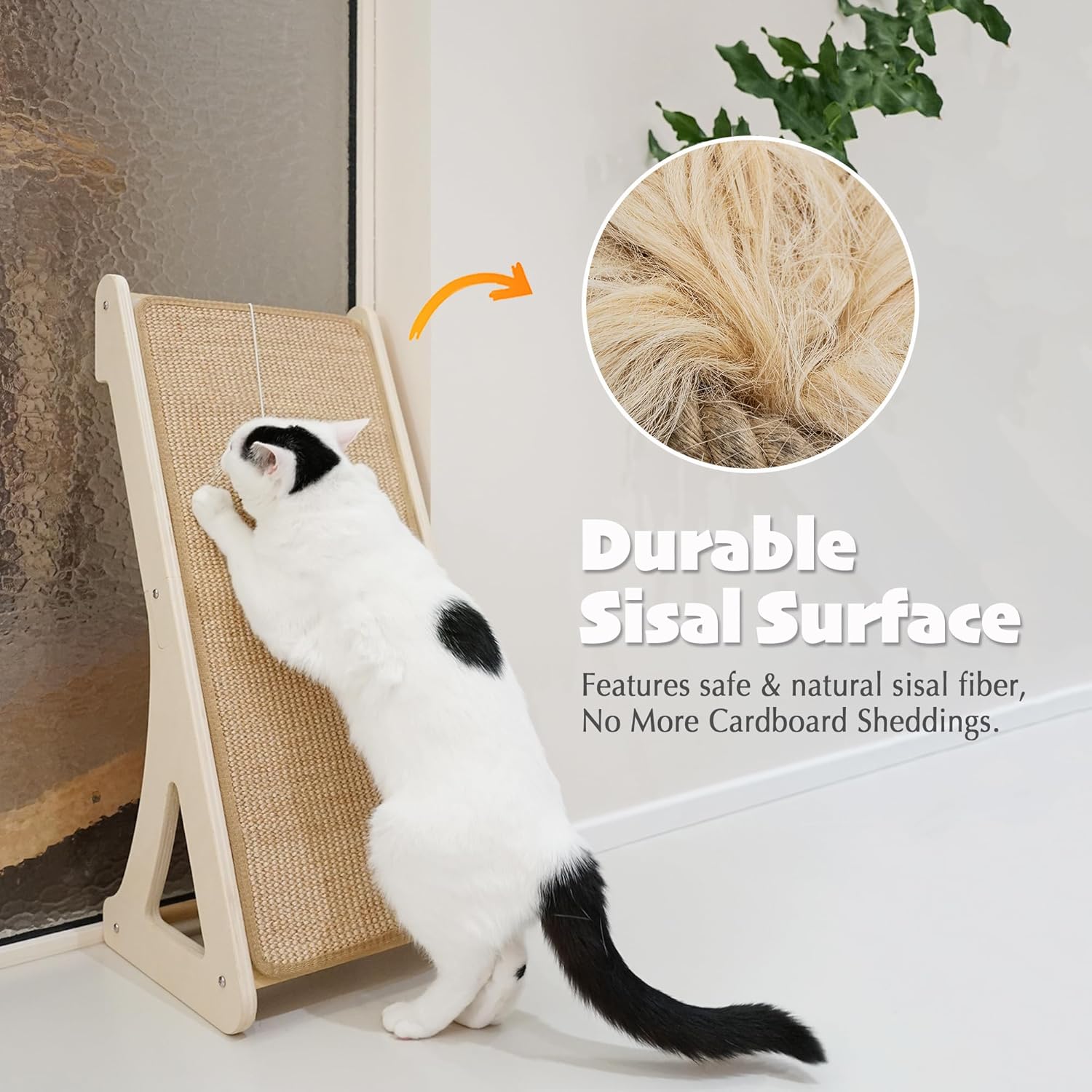Accessoire en forme de L pour protéger canapé des griffes de chat