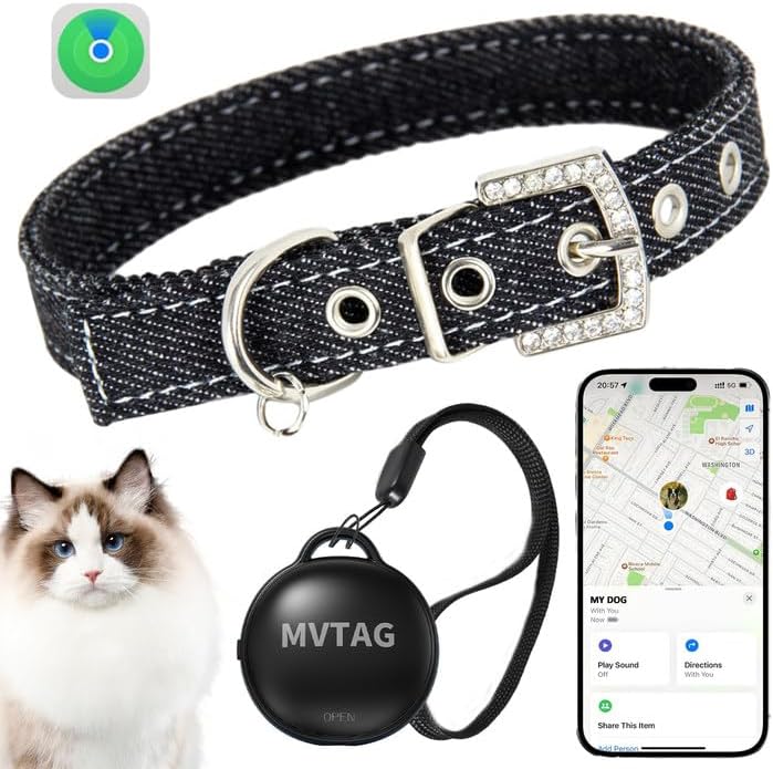 Collier GPS rechargeable autonomie longue pour chats