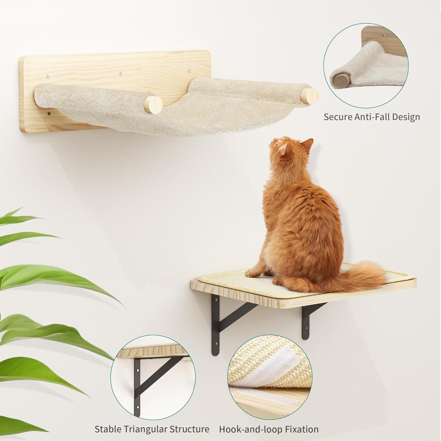 Détail échelle escalier chat en bois massif
