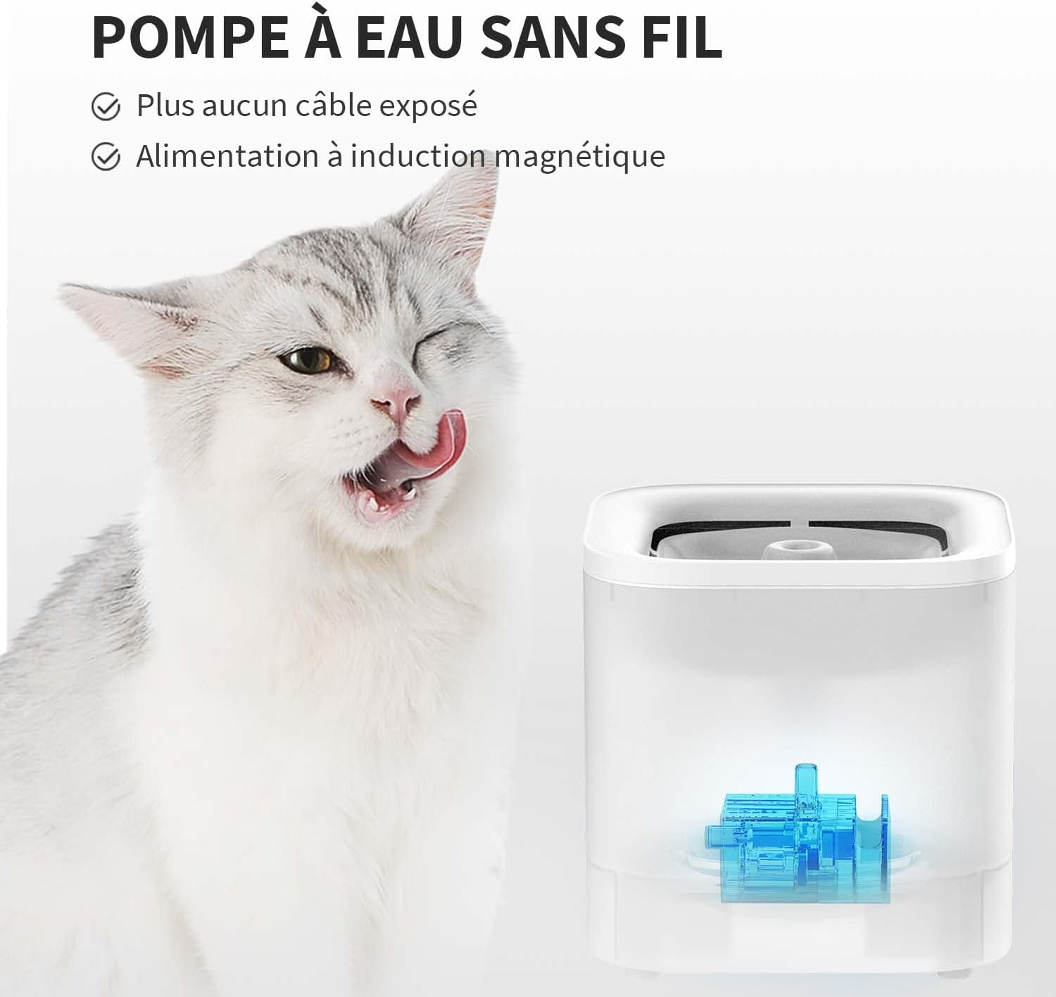 « Animal buvant de la fontaine PETKIT CYBERTAIL 1,8L »