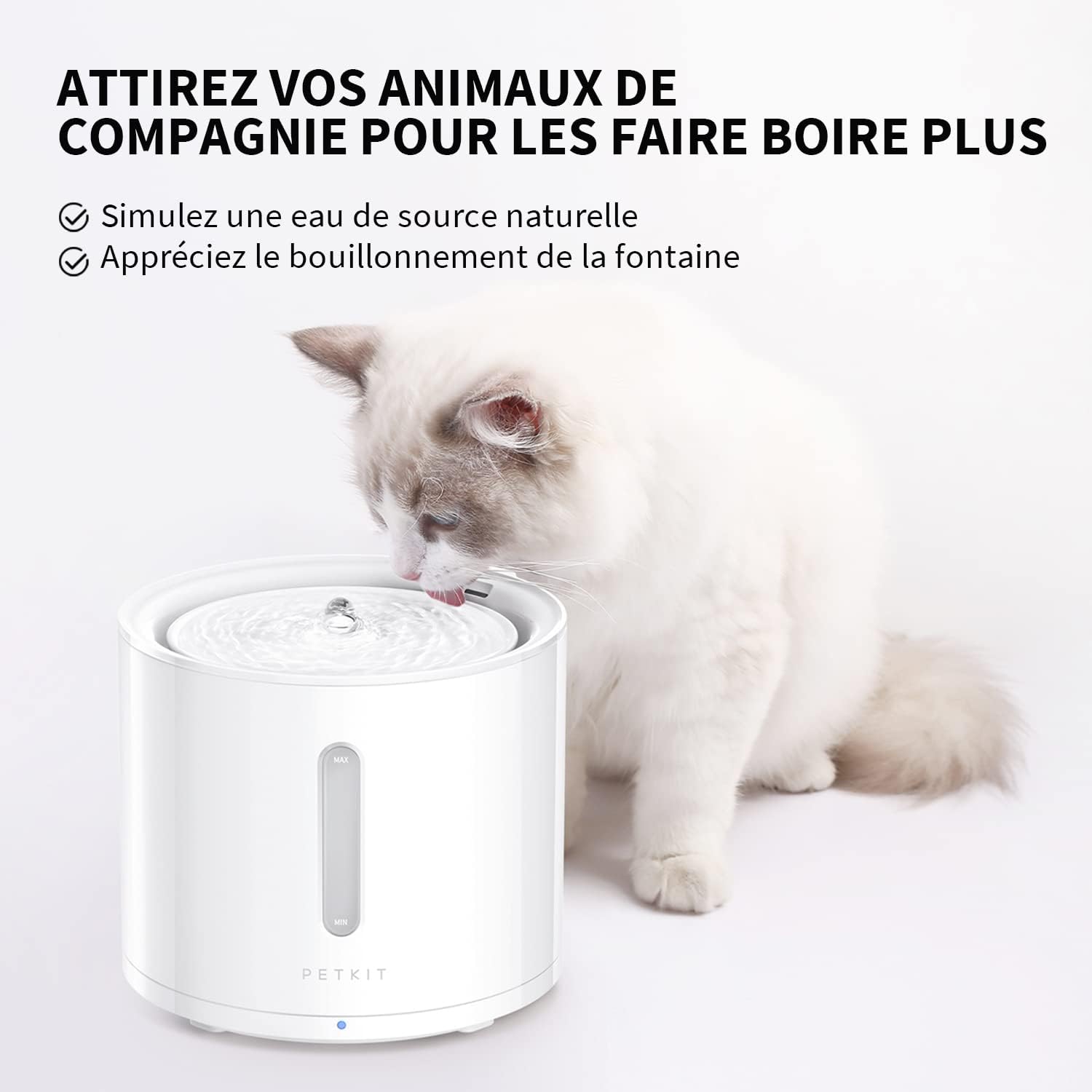 Fontaine à eau connectée PETKIT EVERSWEET Solo 2 pour chats