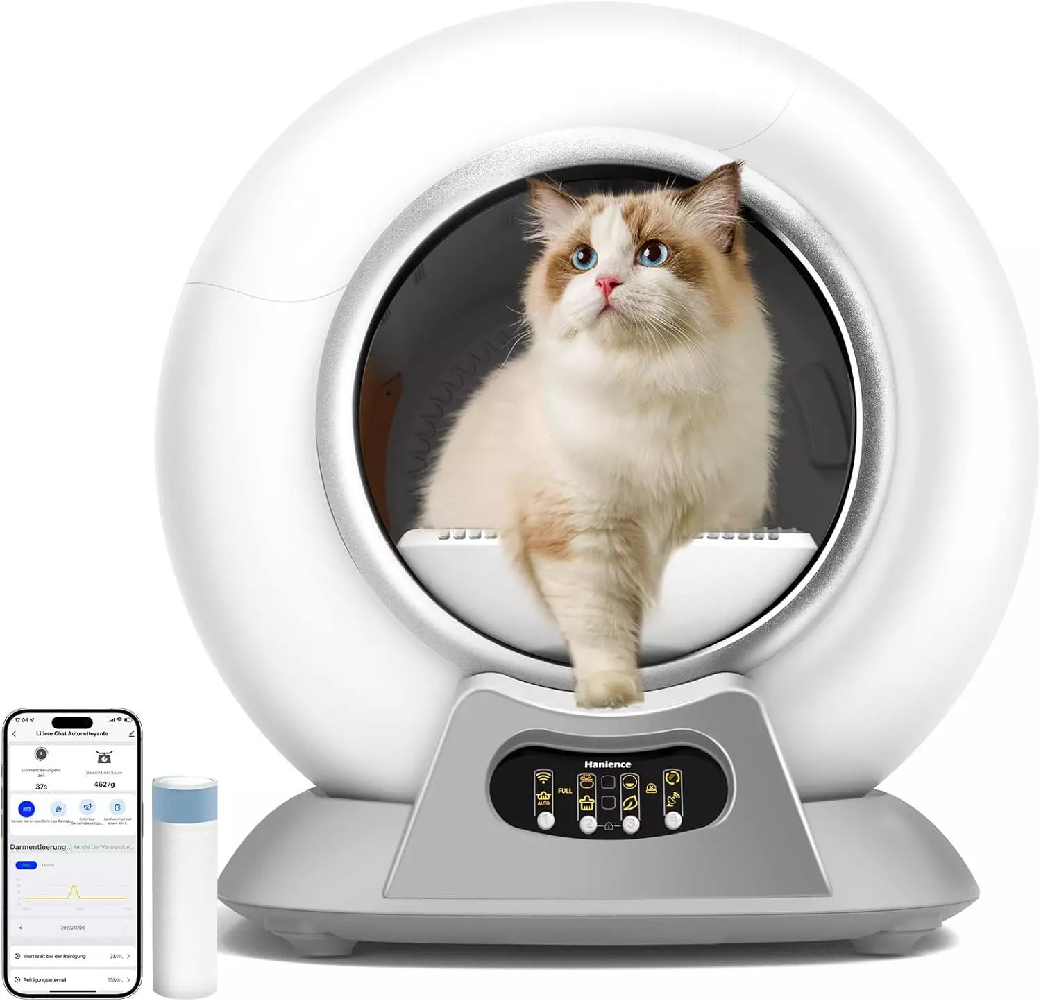 Litière Chat Autonettoyante connecté