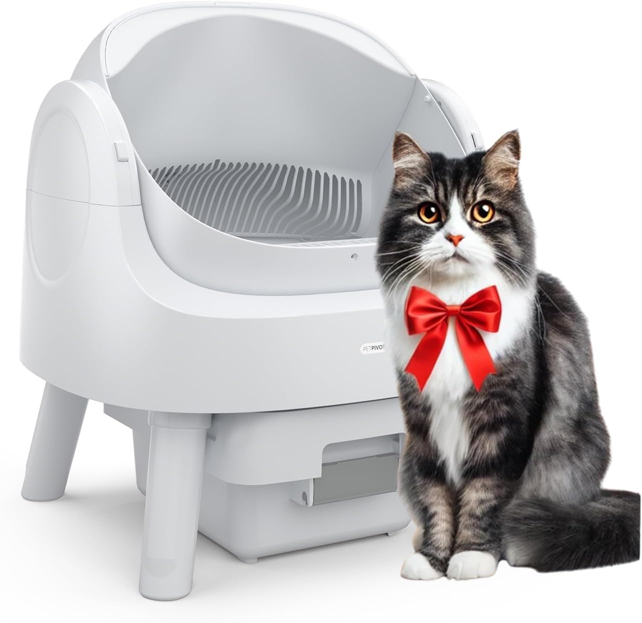 PetPivot litière autonettoyante pour chat confort et propreté