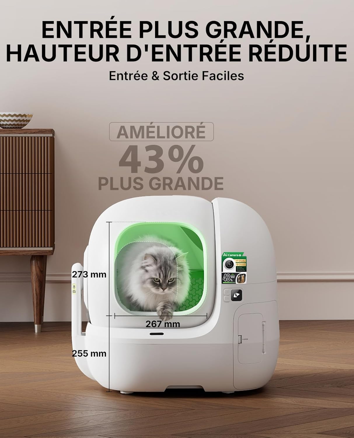 Comparatif PETKIT PUROBOT MAX PRO 2 vs bac à litière classique