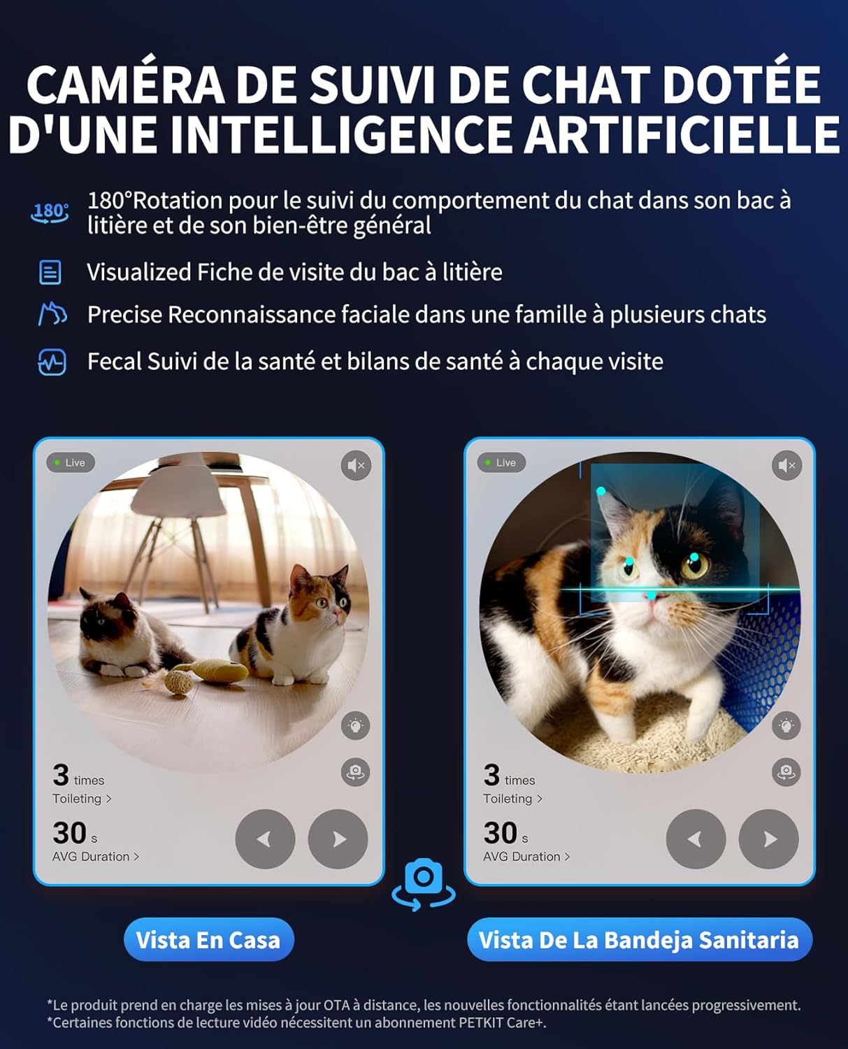 Design sécurisé xSecure litière intelligente PETKIT.