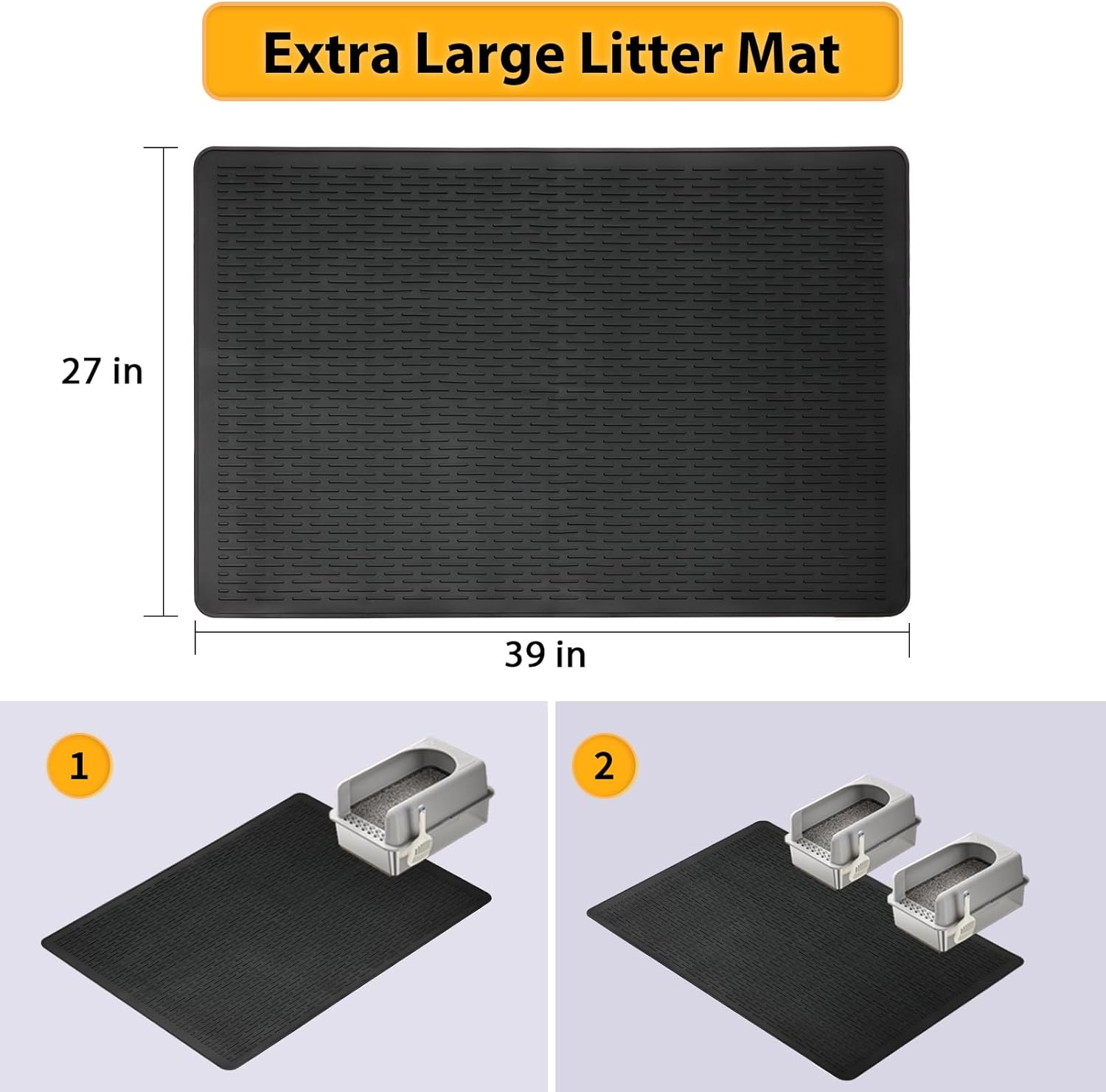 "tapis Colewin extra large noir hygiène maison propre"