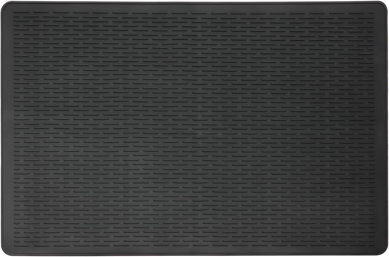 Gros plan tapis antidérapant imperméable pour litière de chat.