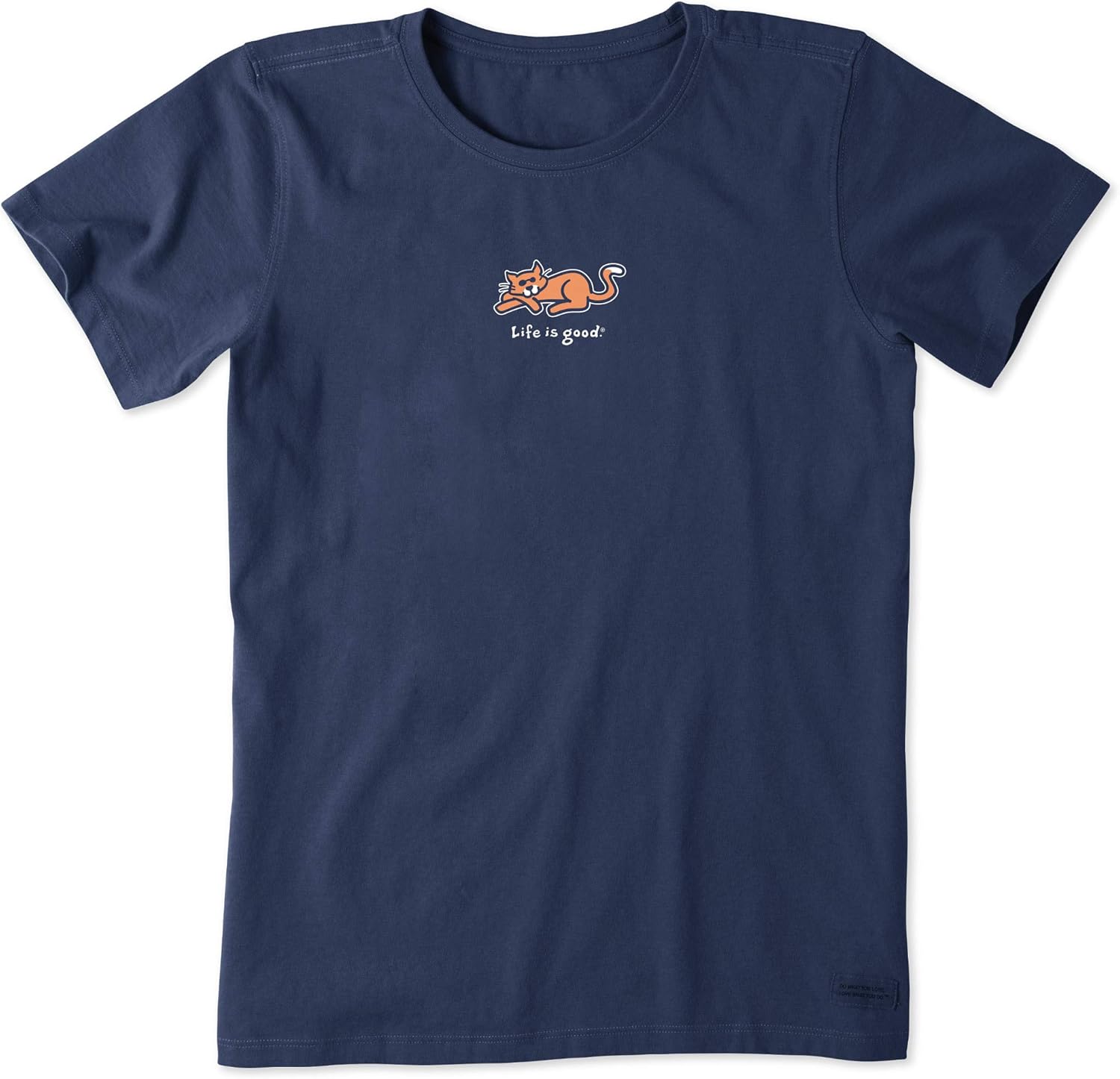 Manche courte t-shirt Life Is Good coupe classique femme