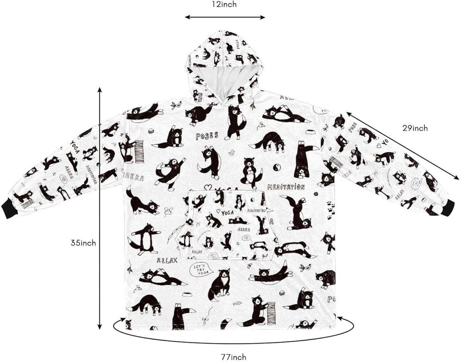 gros plan sur la texture douce en microfibre du sweat chat