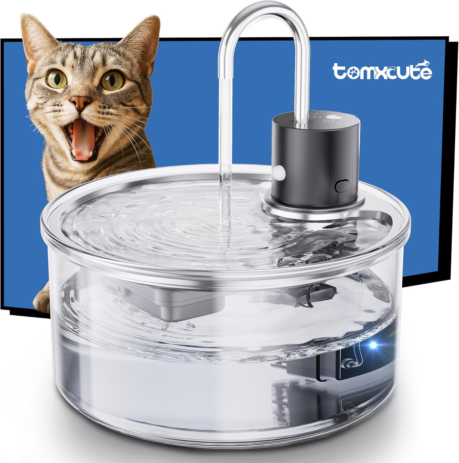chat buvant fontaine tomxcute sans fil élégante