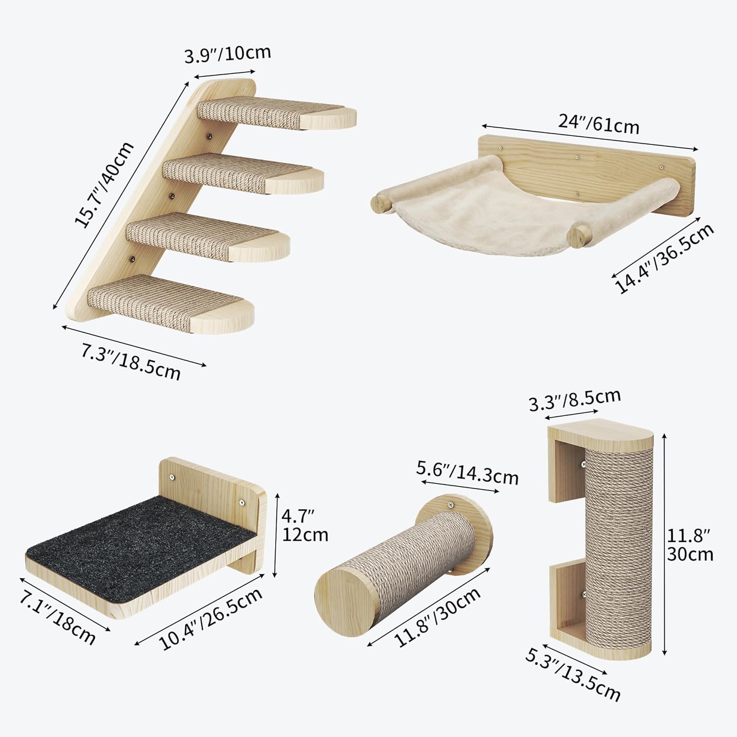 pont mural pour chat moderne YITAHOME premium