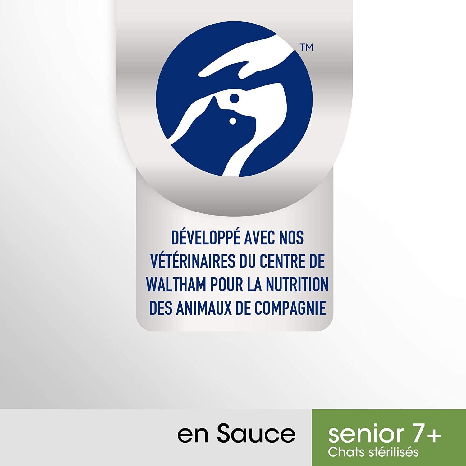 Pâtée luxe chat senior stérilisé PERFECT FIT en sachets fraîcheur pour alimentation premium