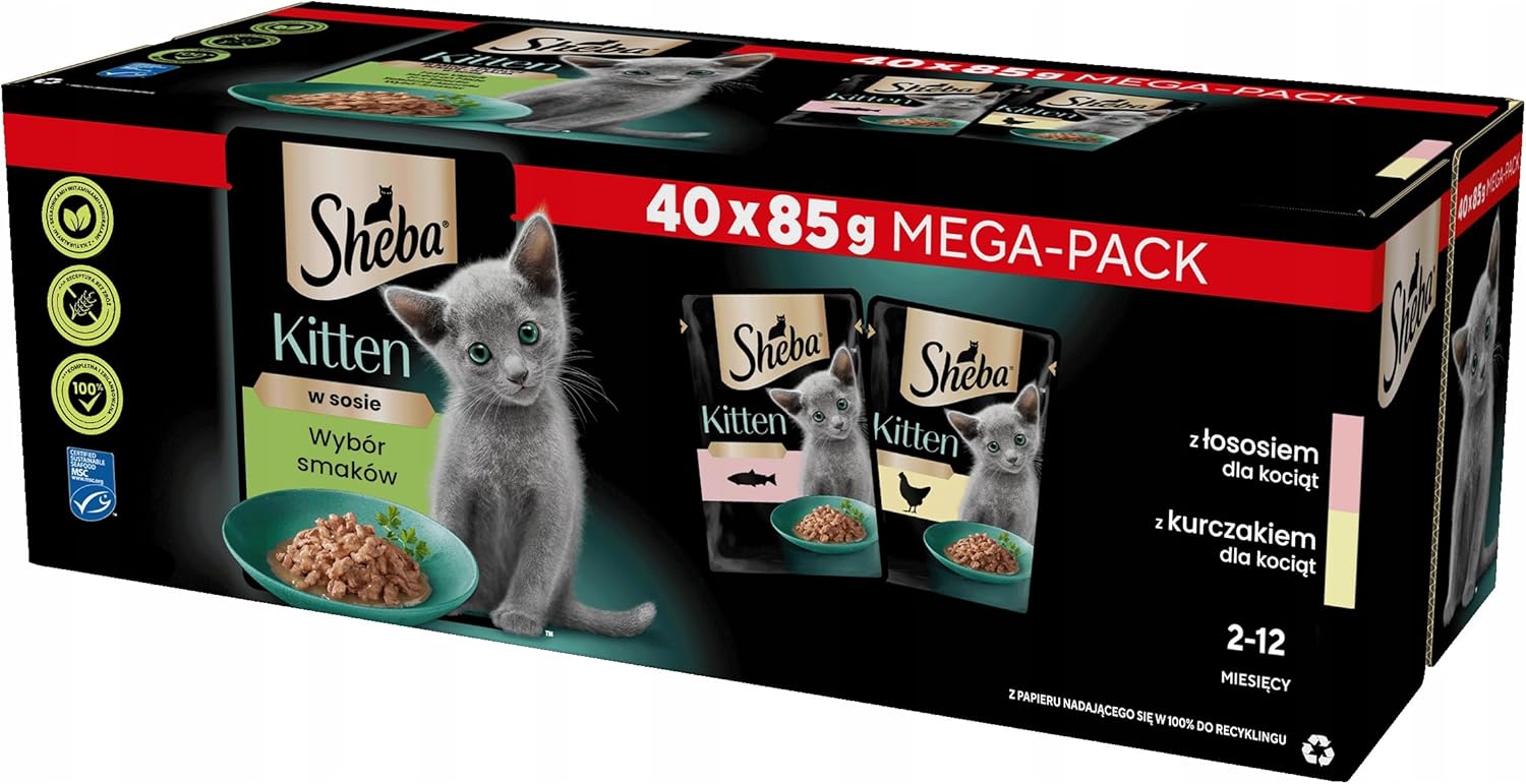 poulet tendre Sheba multipack dans intérieur sophistiqué.