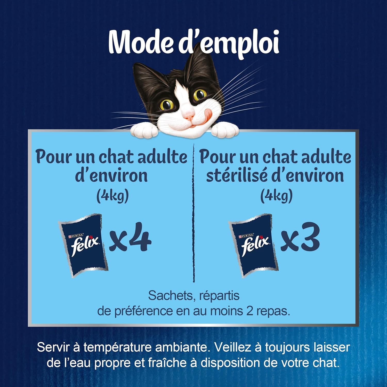 haut de gamme, félin, FELIX, effilés gelée mixte savoureux.