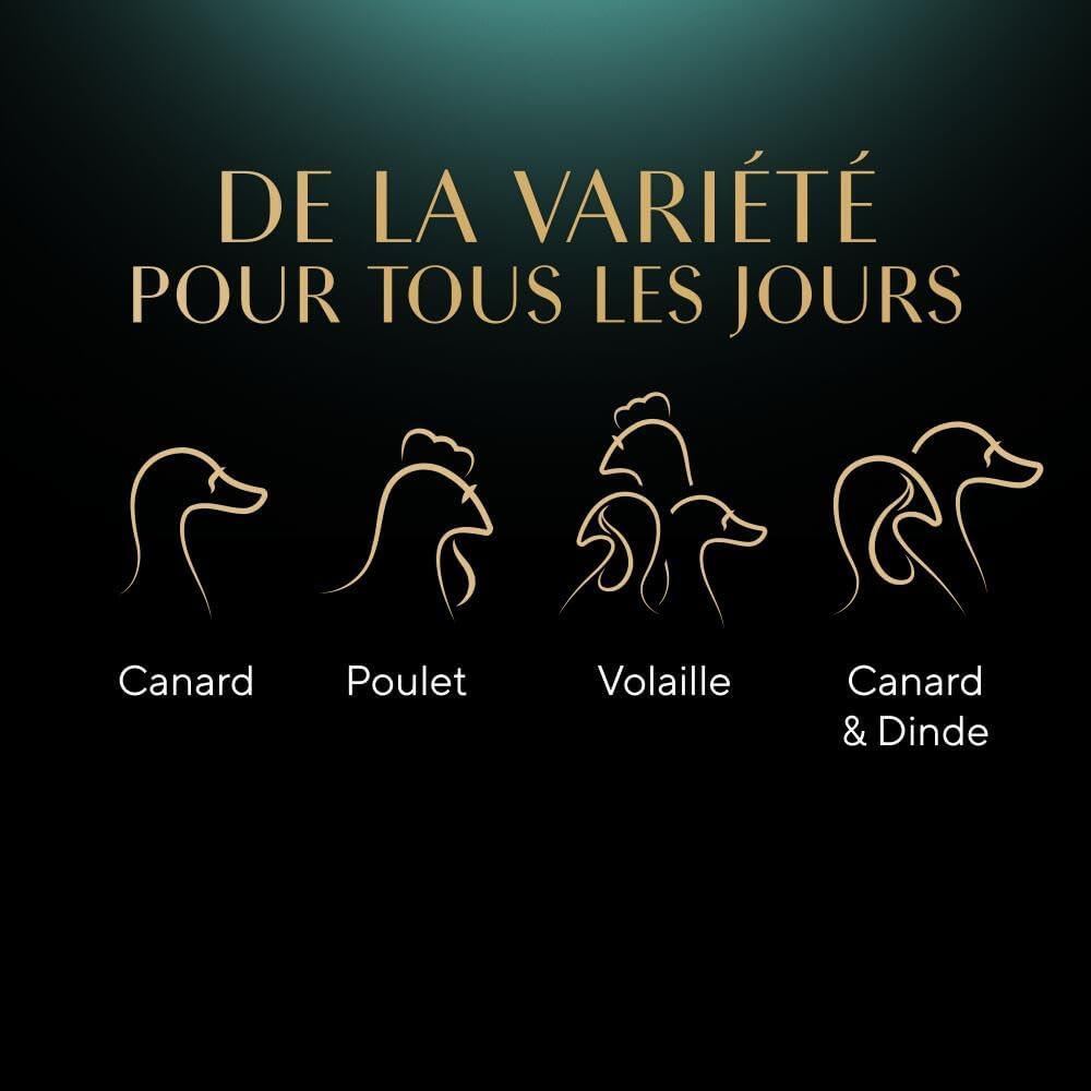 Pâtée luxe chat Mini Filets volaille en sauce sachets fraîcheur premium