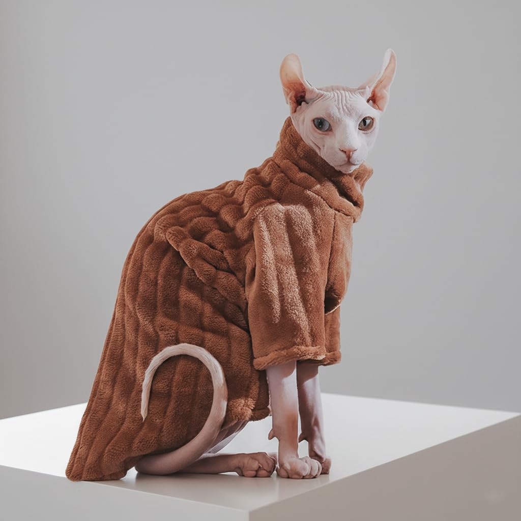 sphinx en manteau festif design raffiné