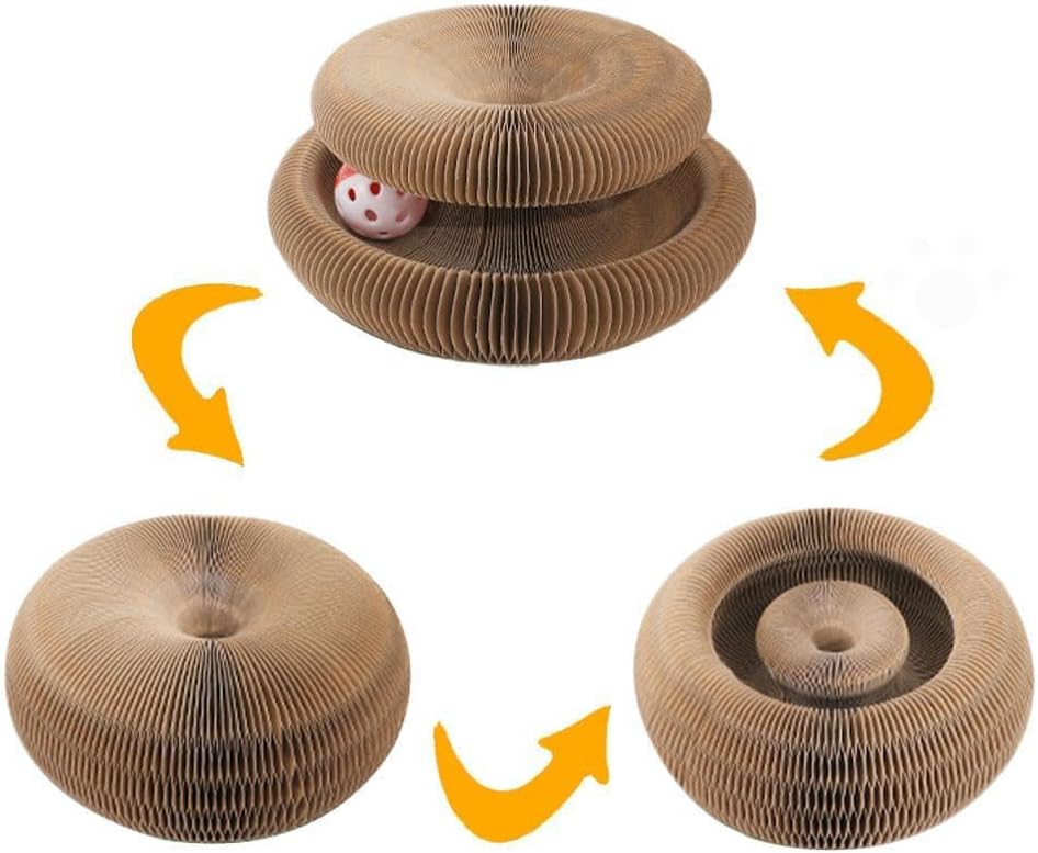 Griffoir interactif pour chaton forme changeante innovante.