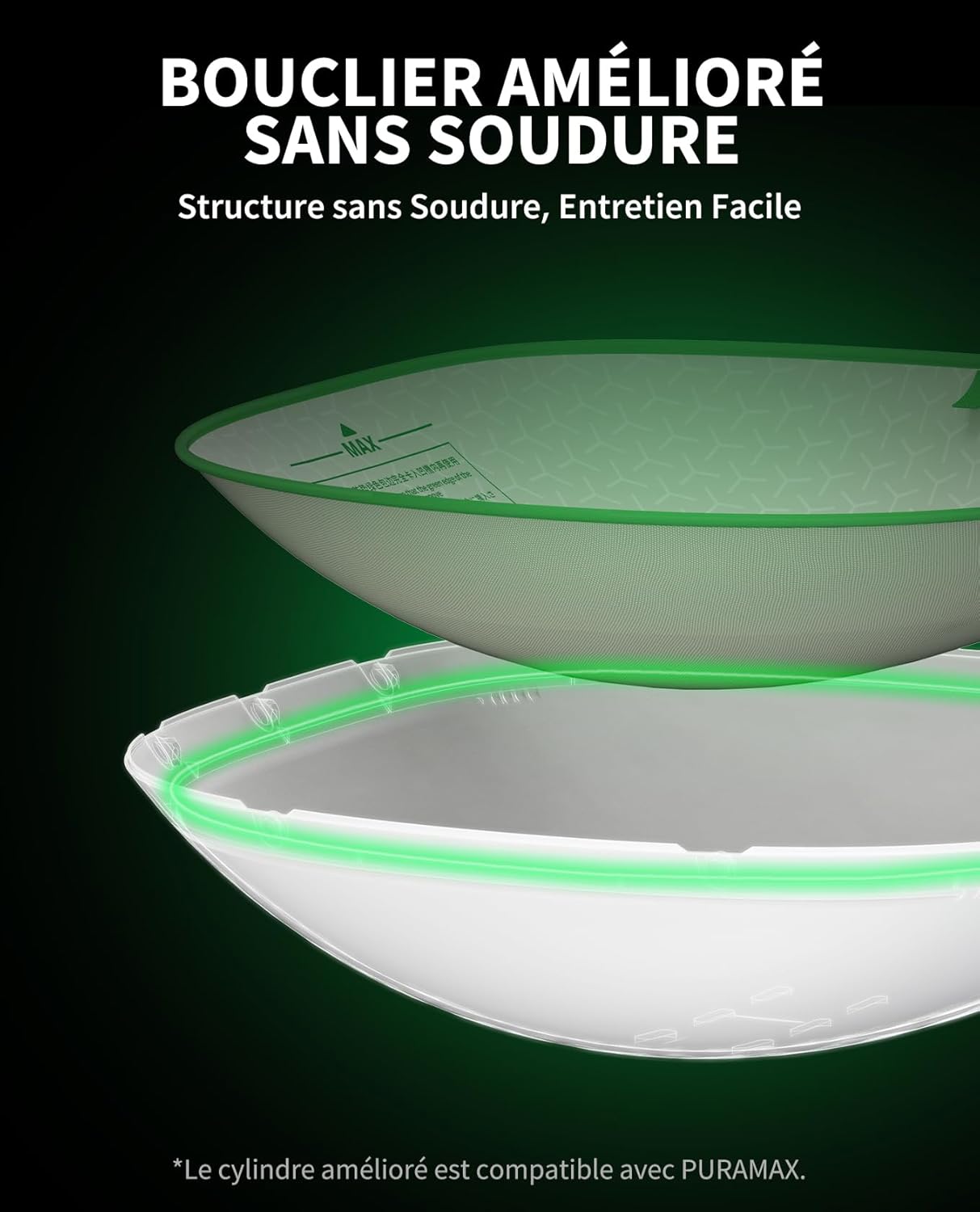 Litière Pura Max 2 intégrée dans salon design intérieur luxe avec chat.
