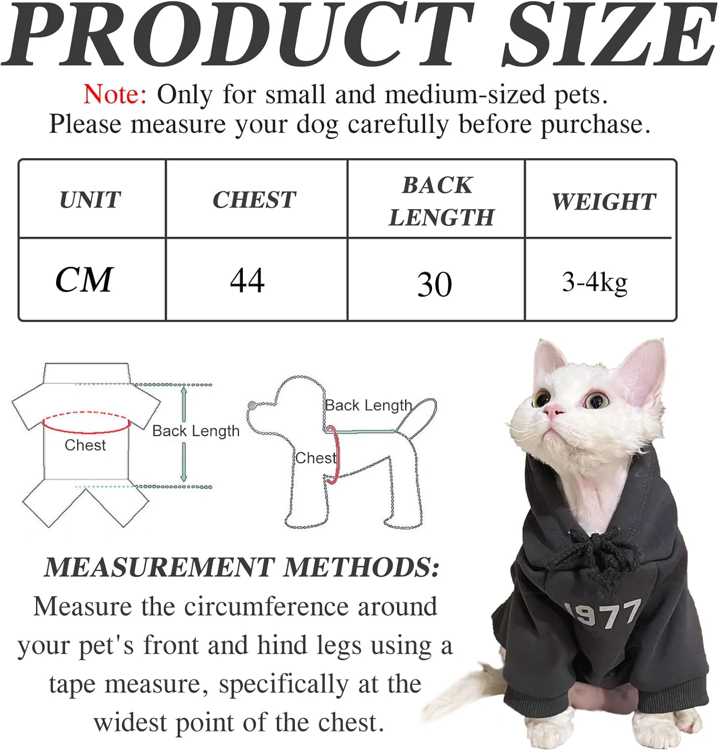 manteau d’intérieur design pour chat en coton
