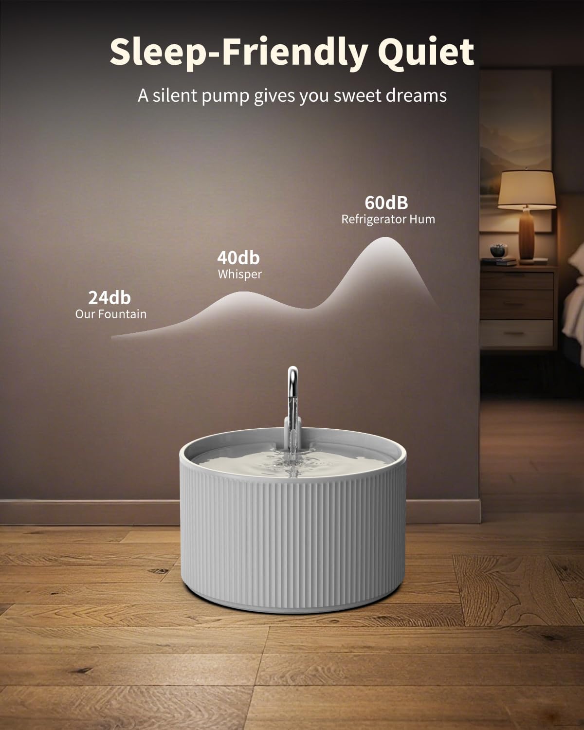 Matériau noble céramique fontaine premium félin hygiène optimale.