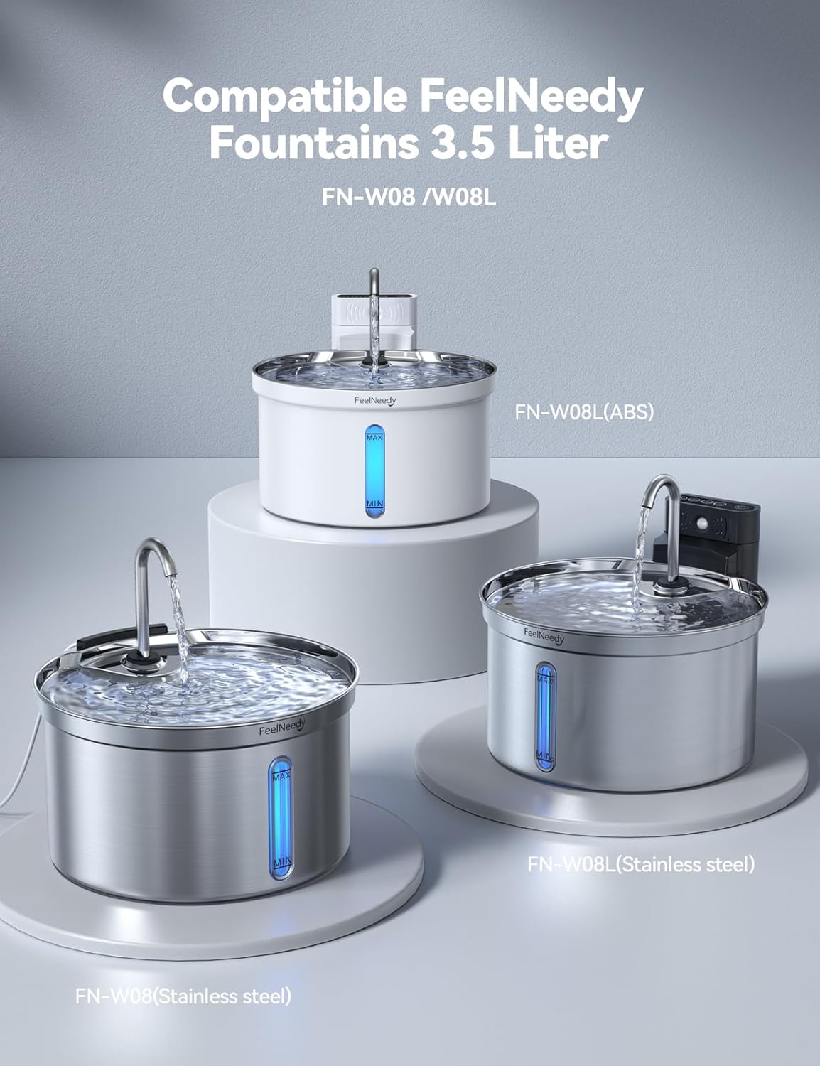 Boîtier ABS filtre fontaine à eau chat innovation premium.