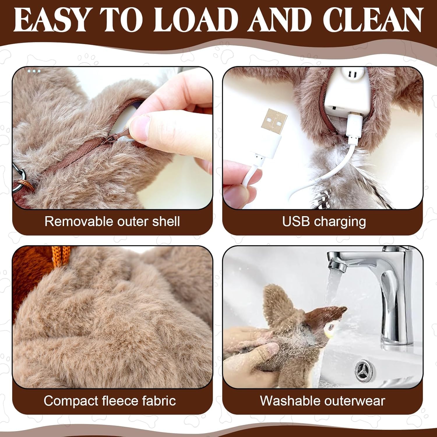 Jouet chat intelligent ailes battantes simulation chasse premium.
