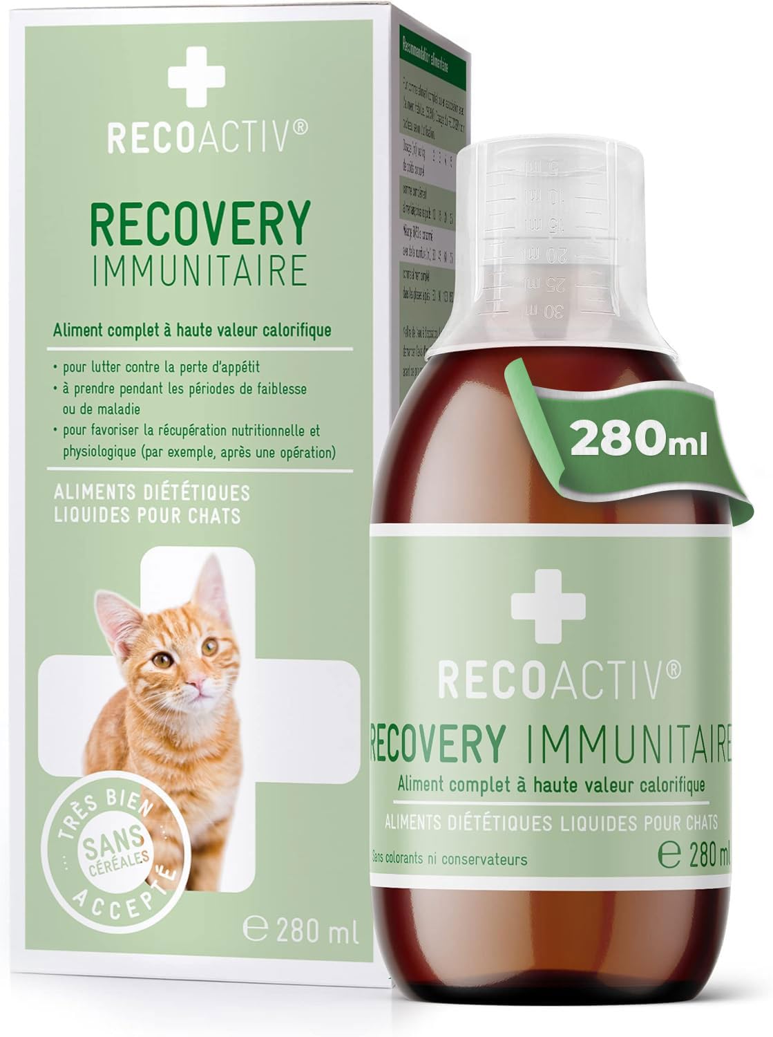 RECOACTIV chat convalescent, solution appétente pour reprise de poids.