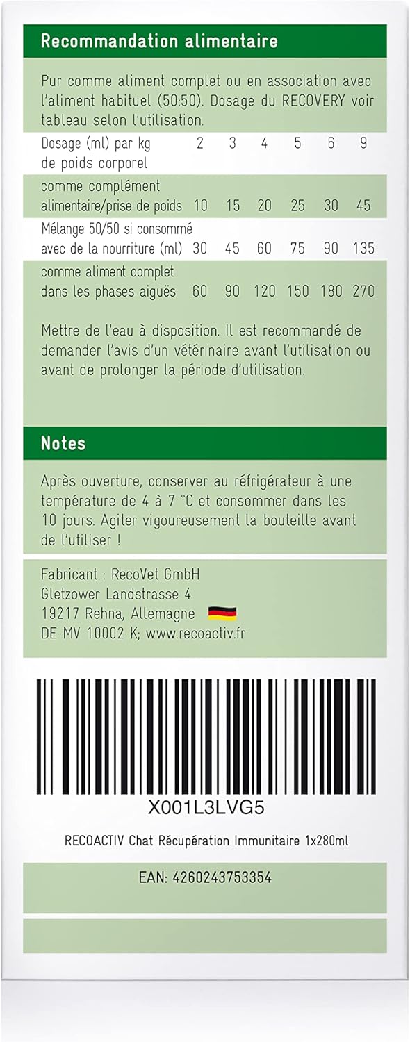 Aliment complet hautement calorique pour chat affaibli, design premium et usage pratique.