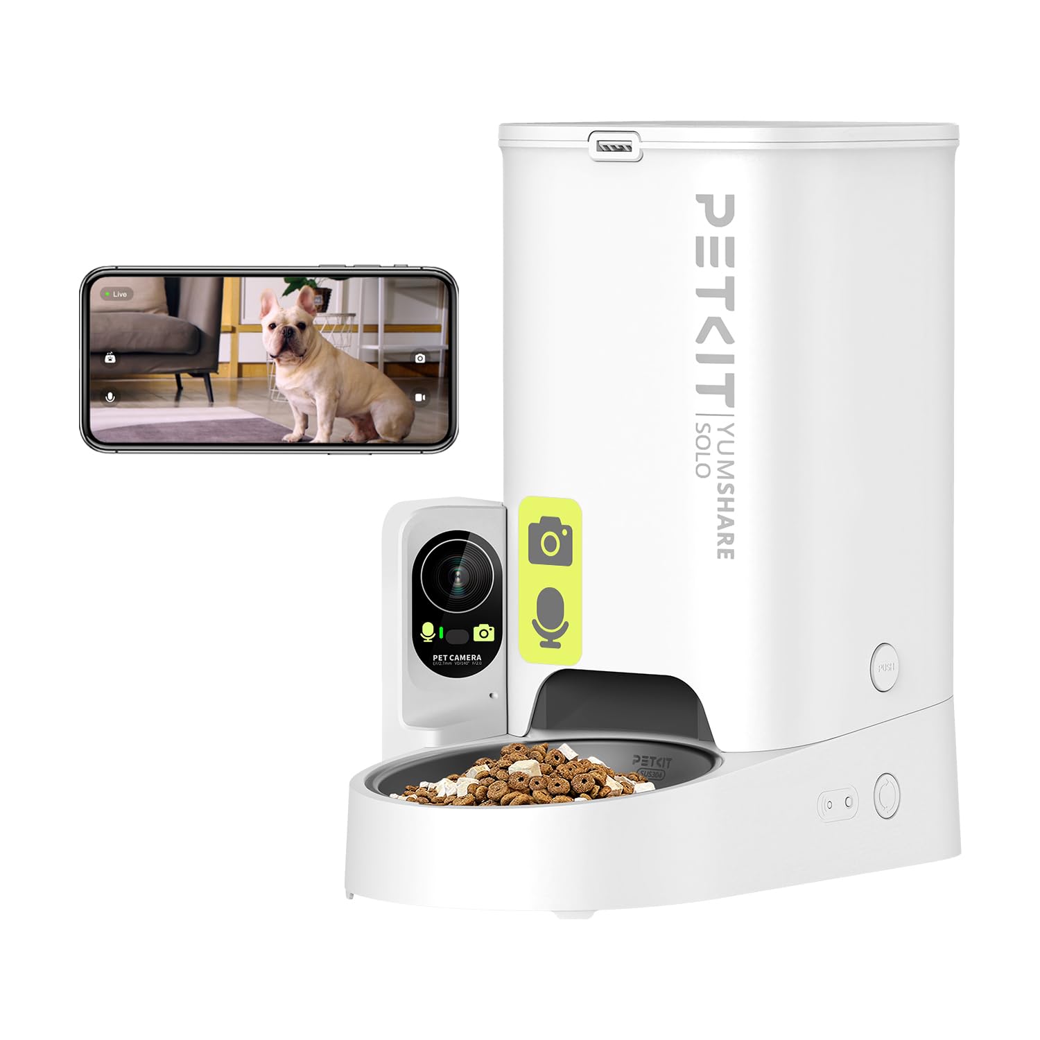 Accessoire chaton design premium avec programmation via application mobile.