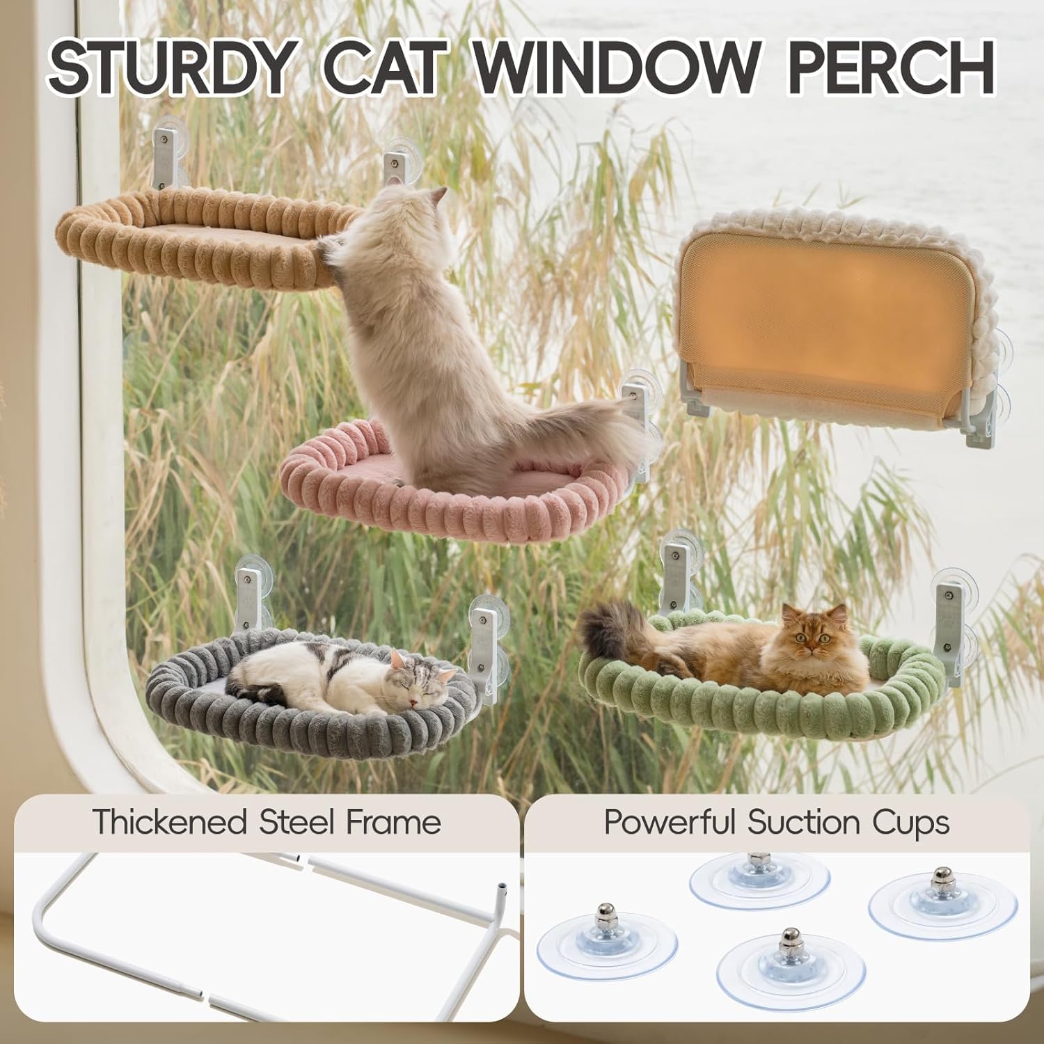 Perchoir chaton premium EDAGNY entretien facile machine lavable tissu coton noble.