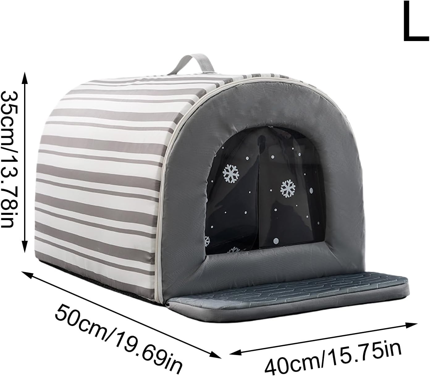 Maison pour chat imperméable facile à nettoyer.