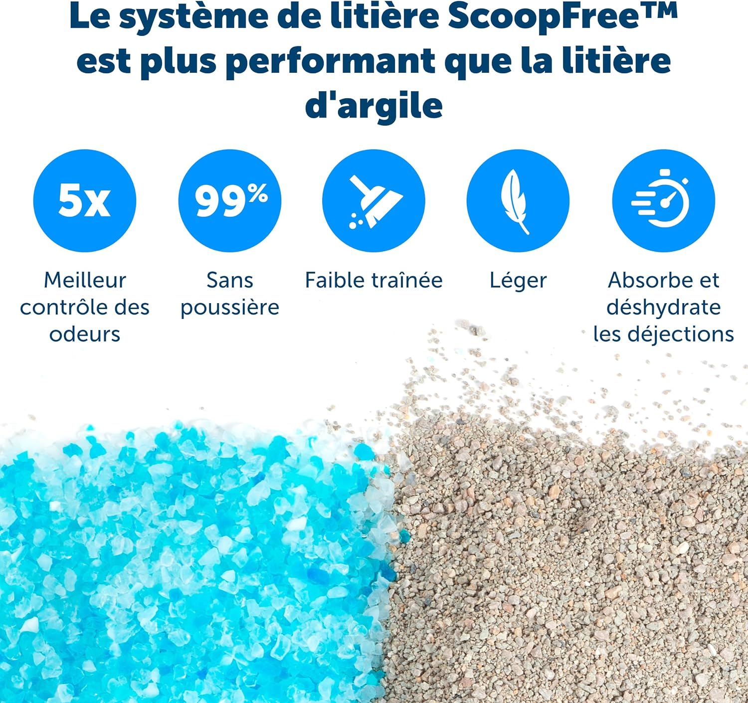 Bac litière chat design raffiné félin sans poussière.