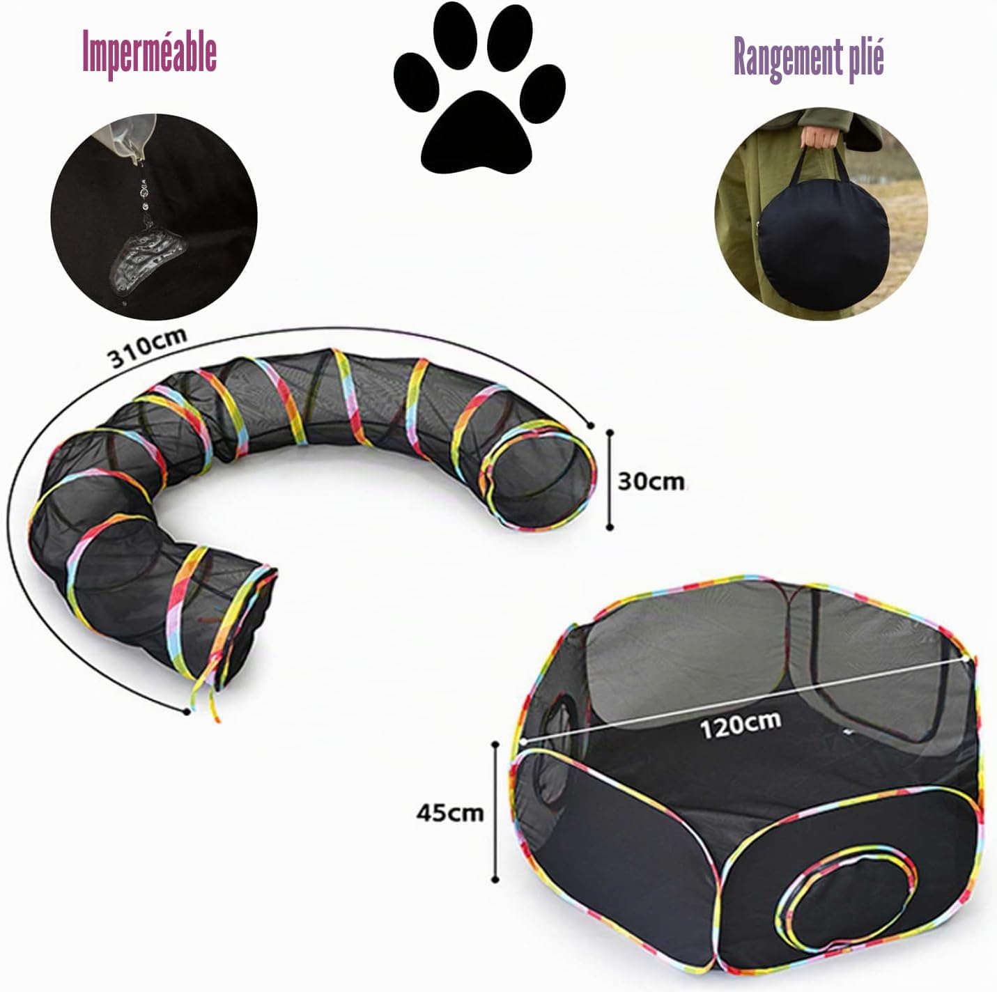 Jouet chat premium pour activité intérieure et extérieure.