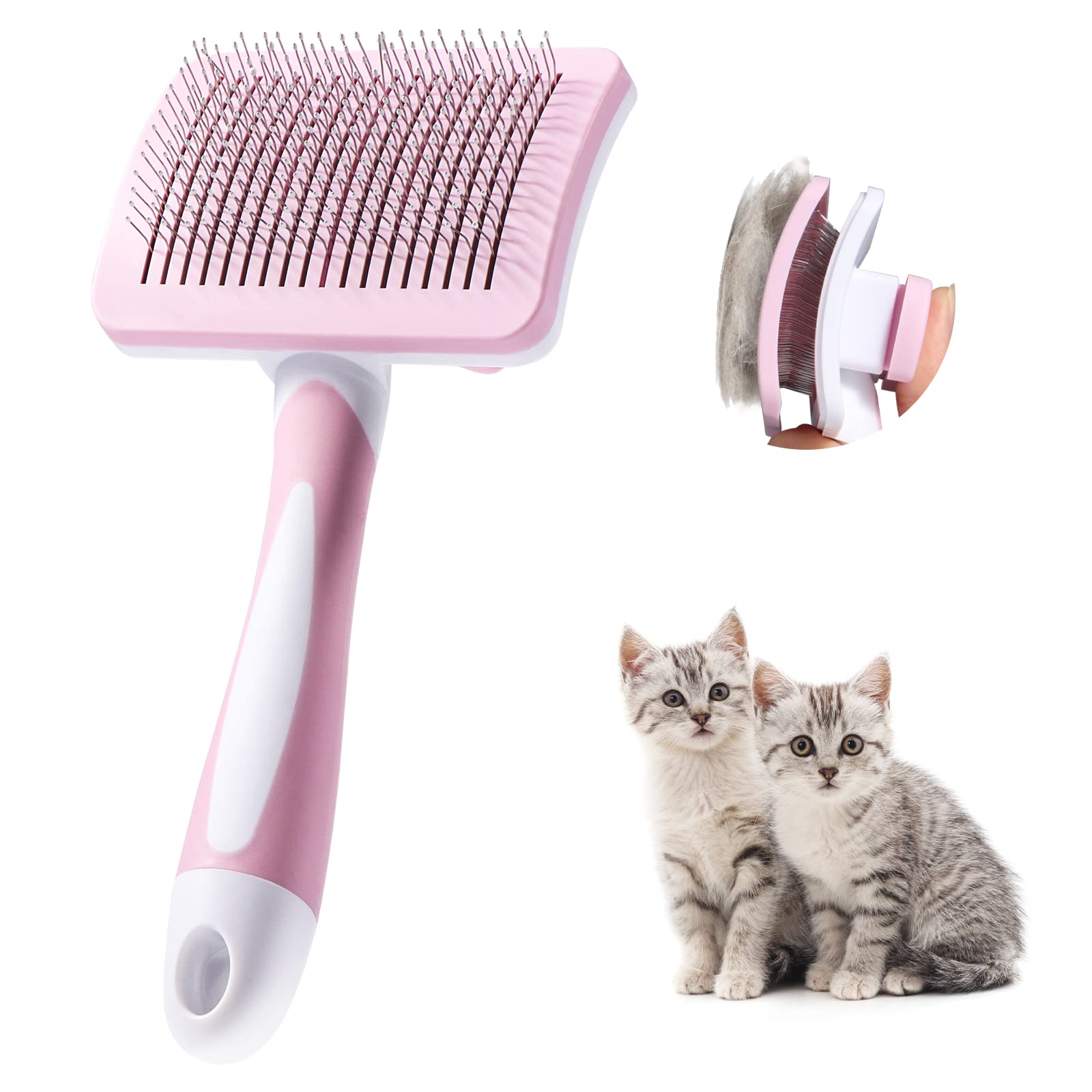 Poignée ergonomique antidérapante brosse chat