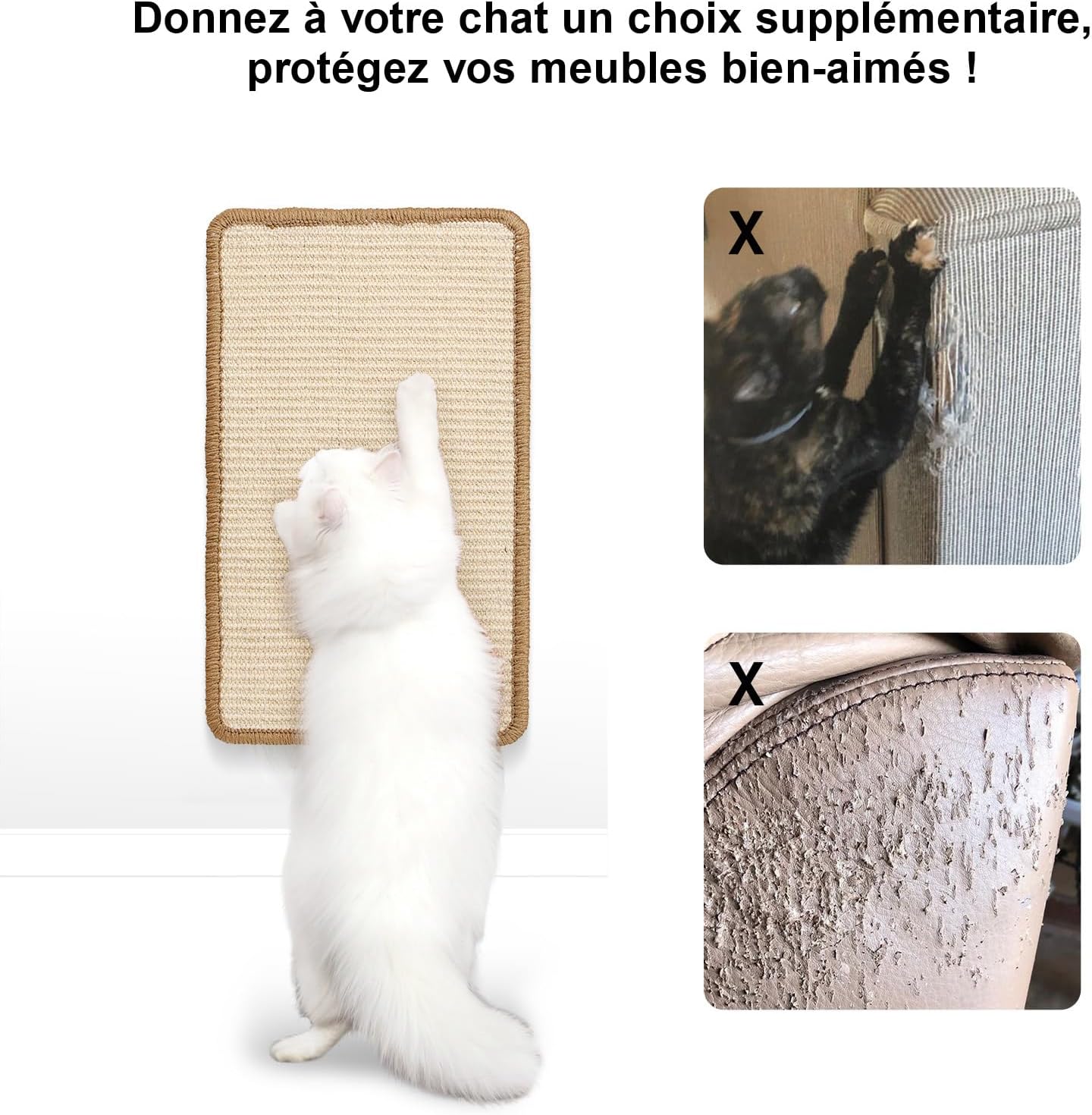 Étagère D'escalade Murale - FUKUMARU - Griffoir En Jute - Bois - Intérieur - Pour Chat - Animalerie