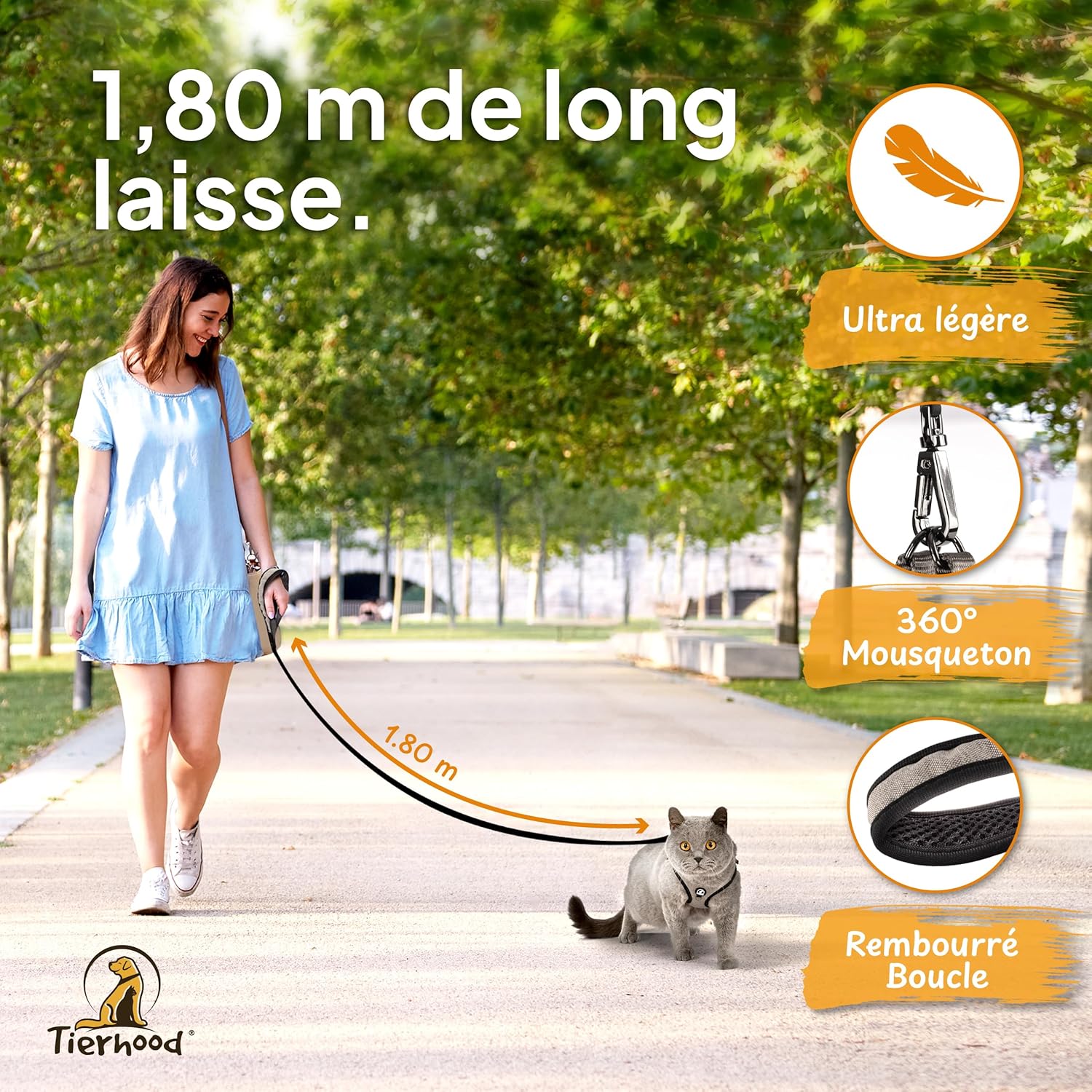 Harnais pour chat